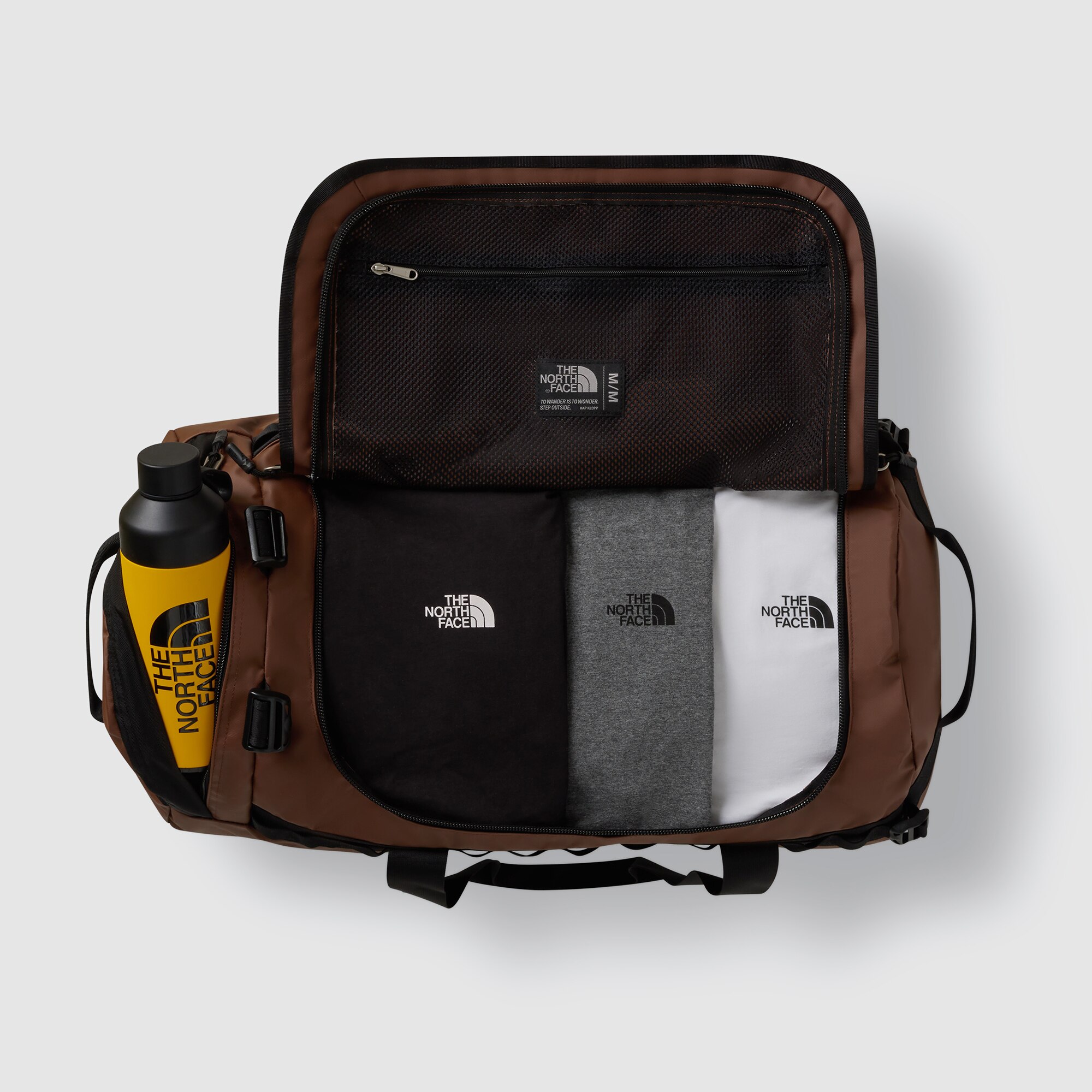 Bolsa de deporte unisex Base Camp Duffel - M The North Face - Marrón Marrón-2