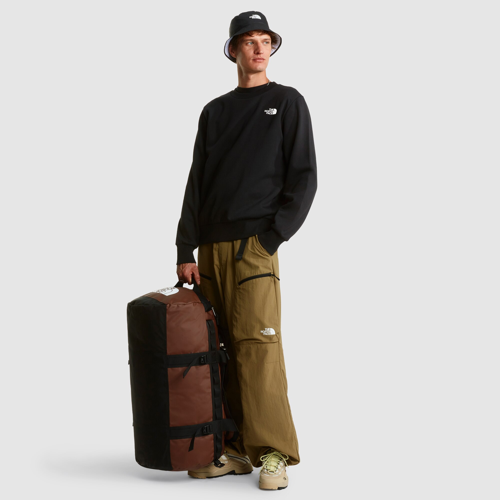 Bolsa de deporte unisex Base Camp Duffel - M The North Face - Marrón Marrón-7