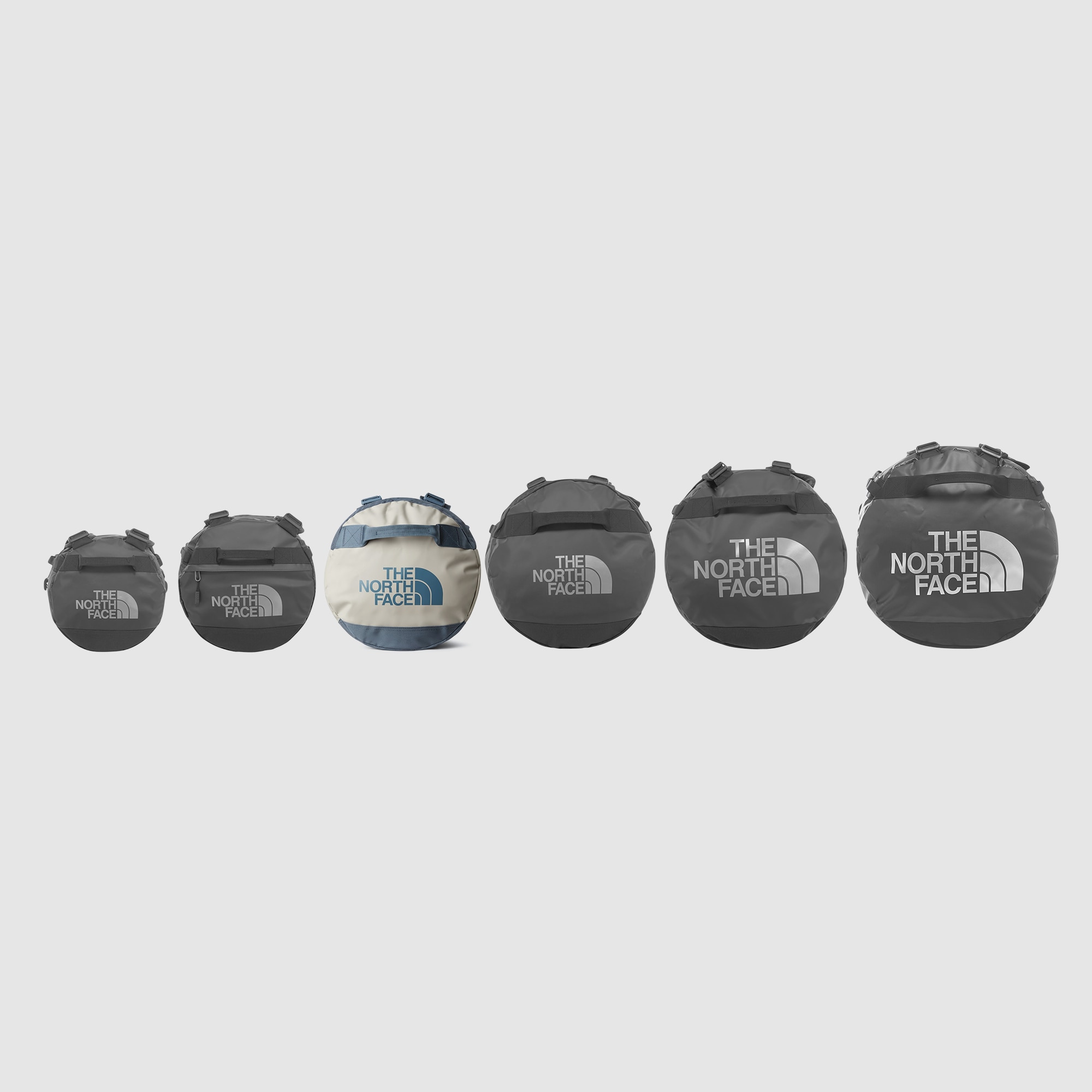 Bolsa de deporte unisex Base Camp Duffel - M The North Face - Gris Gris-4
