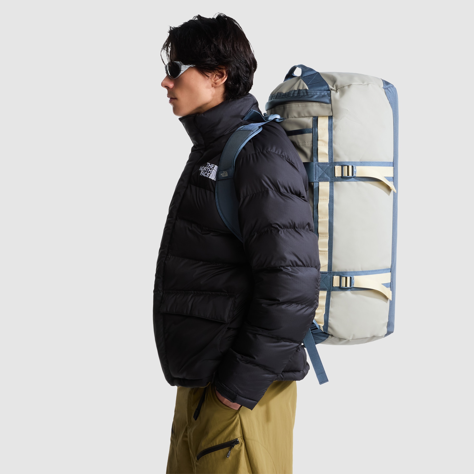 Bolsa de deporte unisex Base Camp Duffel - M The North Face - Gris Gris-6