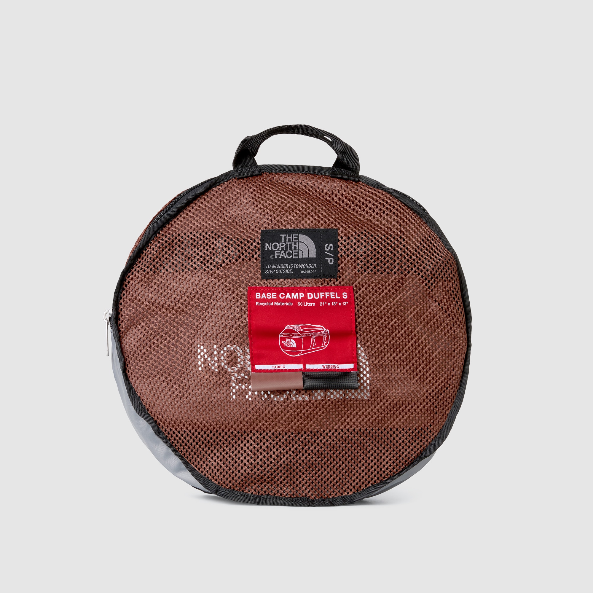Bolsa de deporte unisex Base Camp Duffel - S The North Face - Antracita Marrón-5
