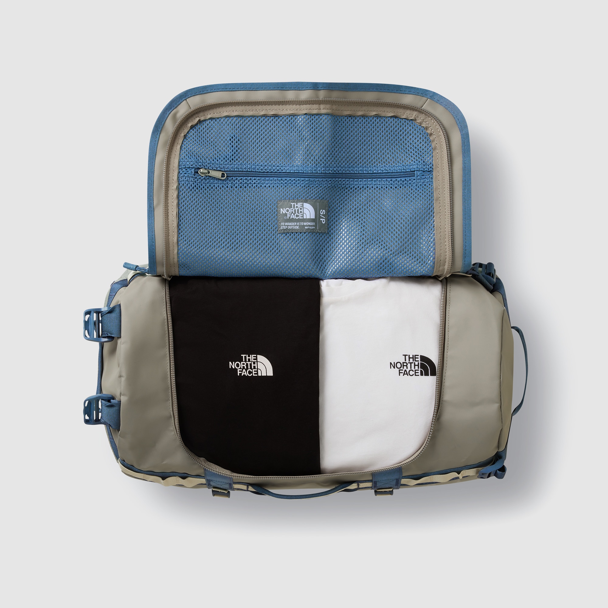 Bolsa de deporte unisex Base Camp Duffel - S The North Face - Gris Gris-2