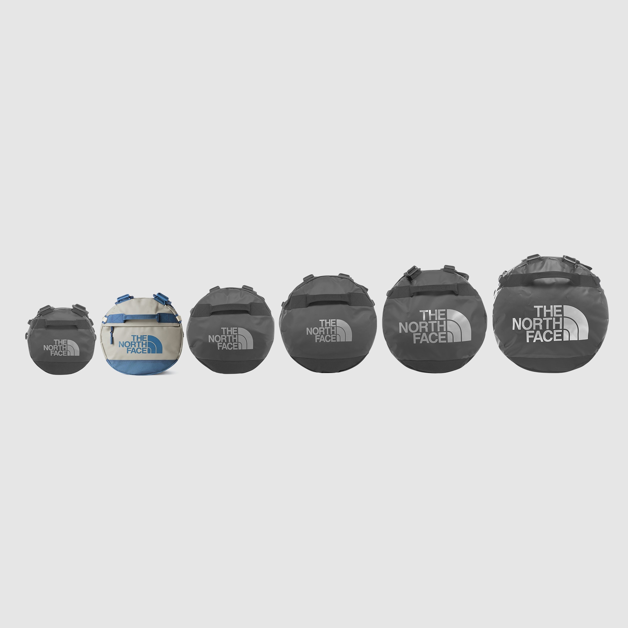 Bolsa de deporte unisex Base Camp Duffel - S The North Face - Gris Gris-4