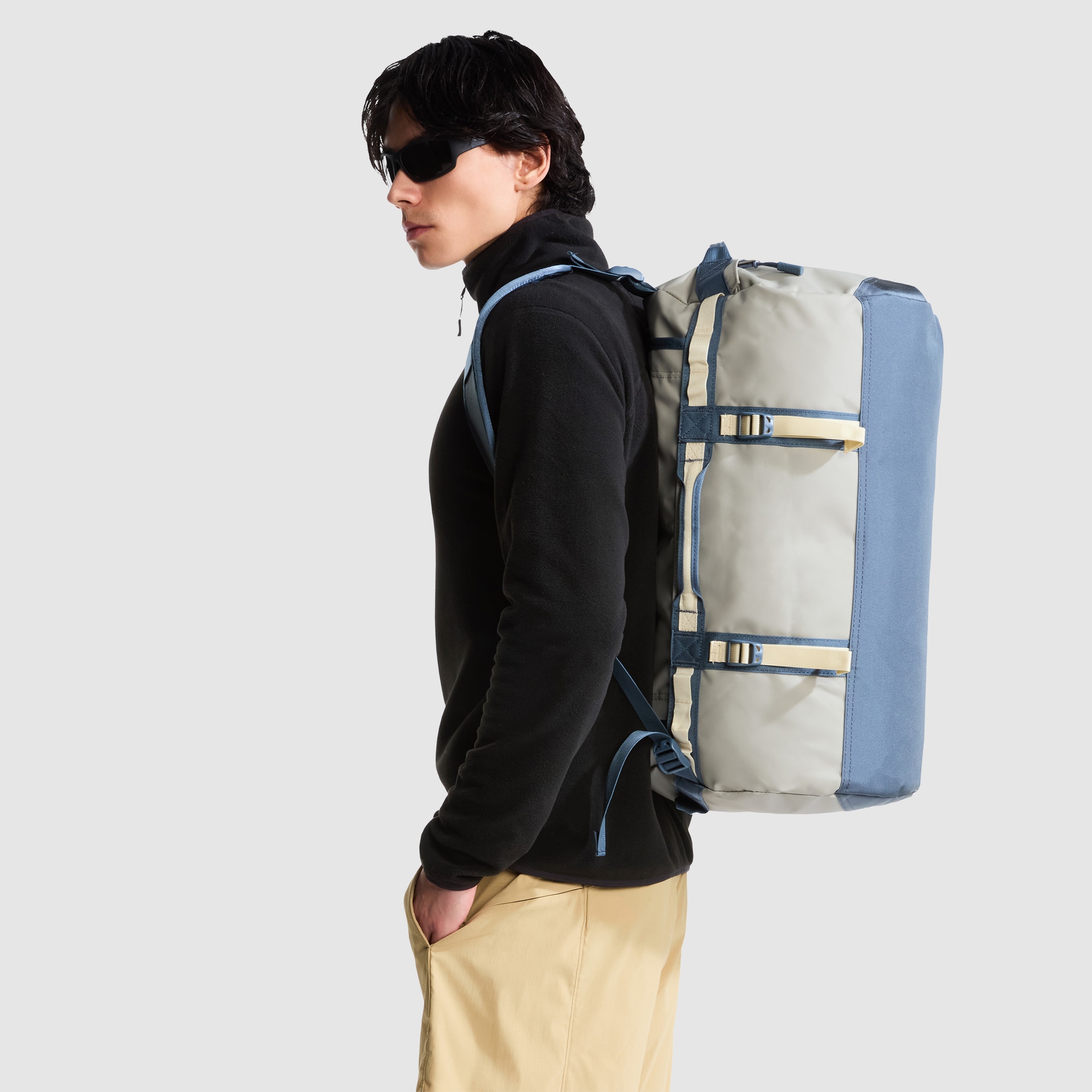 Bolsa de deporte unisex Base Camp Duffel - S The North Face - Gris Gris-6
