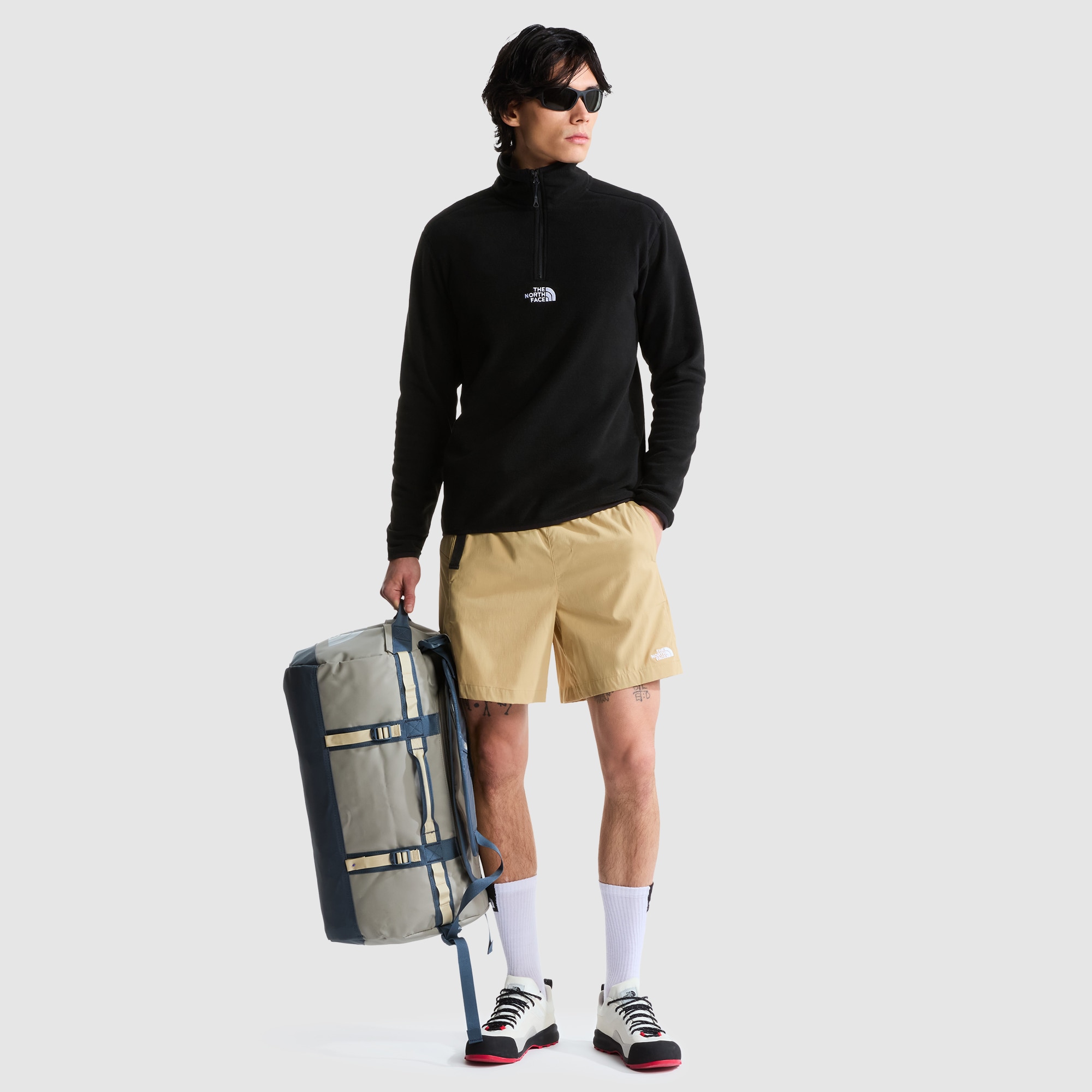 Bolsa de deporte unisex Base Camp Duffel - S The North Face - Gris Gris-7