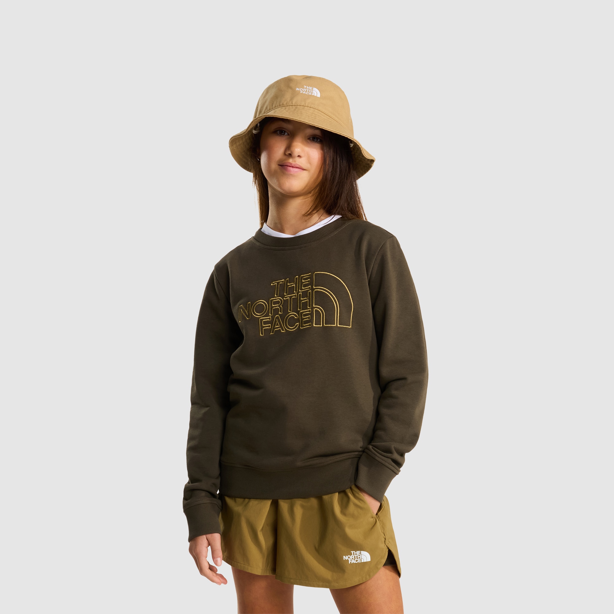 Sudadera ligera para niño Drew Peak The North Face - Marrón Marrón-1
