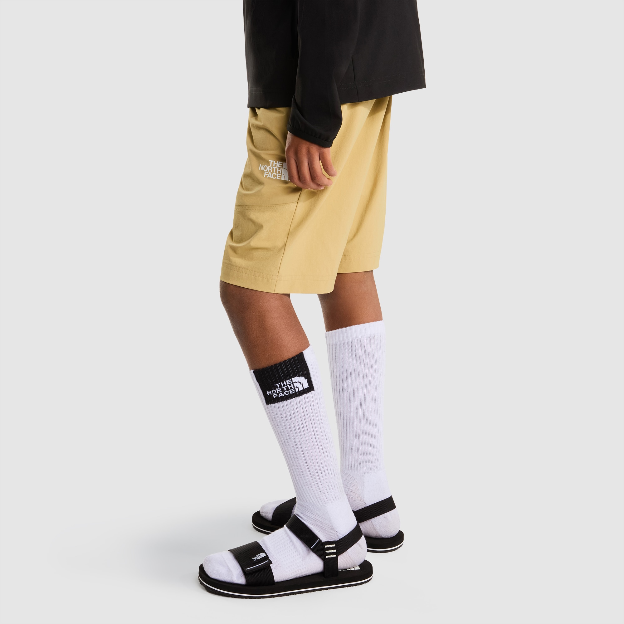 Pantalón corto y ligero de senderismo de niños The North Face - Beige Beige-4