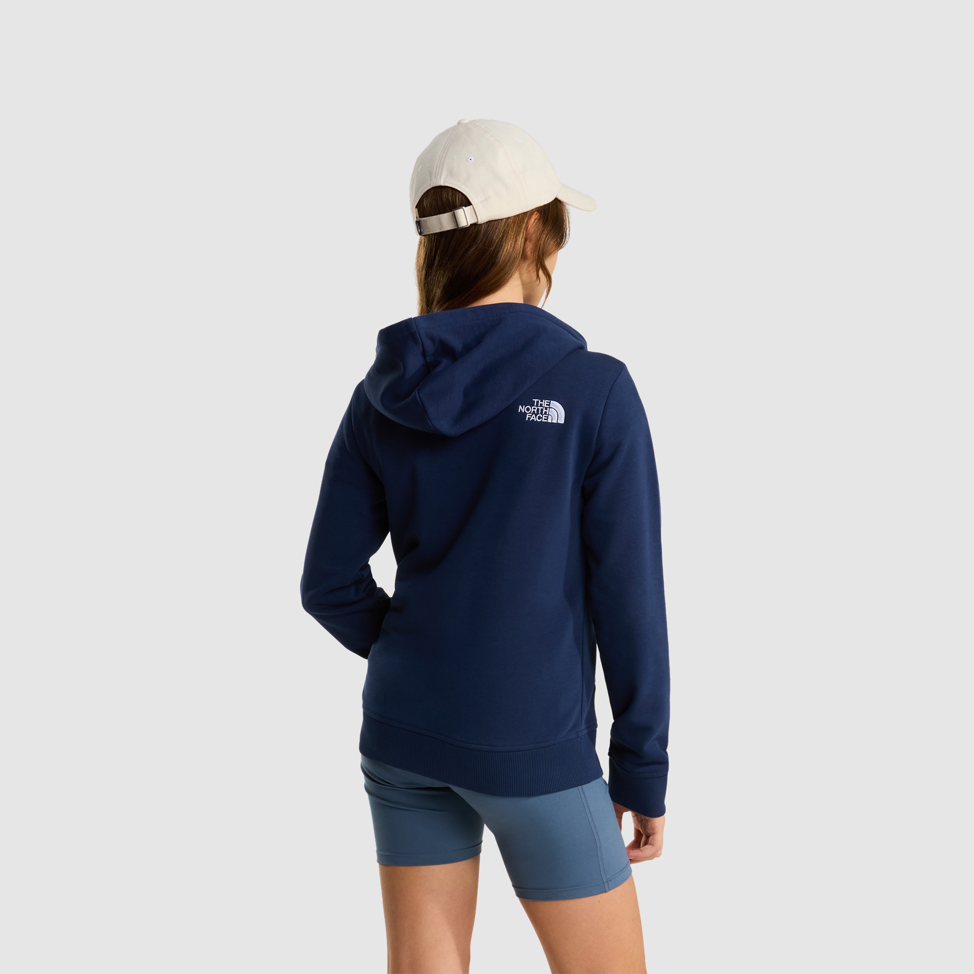 Sudadera recta y ligera con capucha de niños Drew Peak The North Face - Azul Azul-3