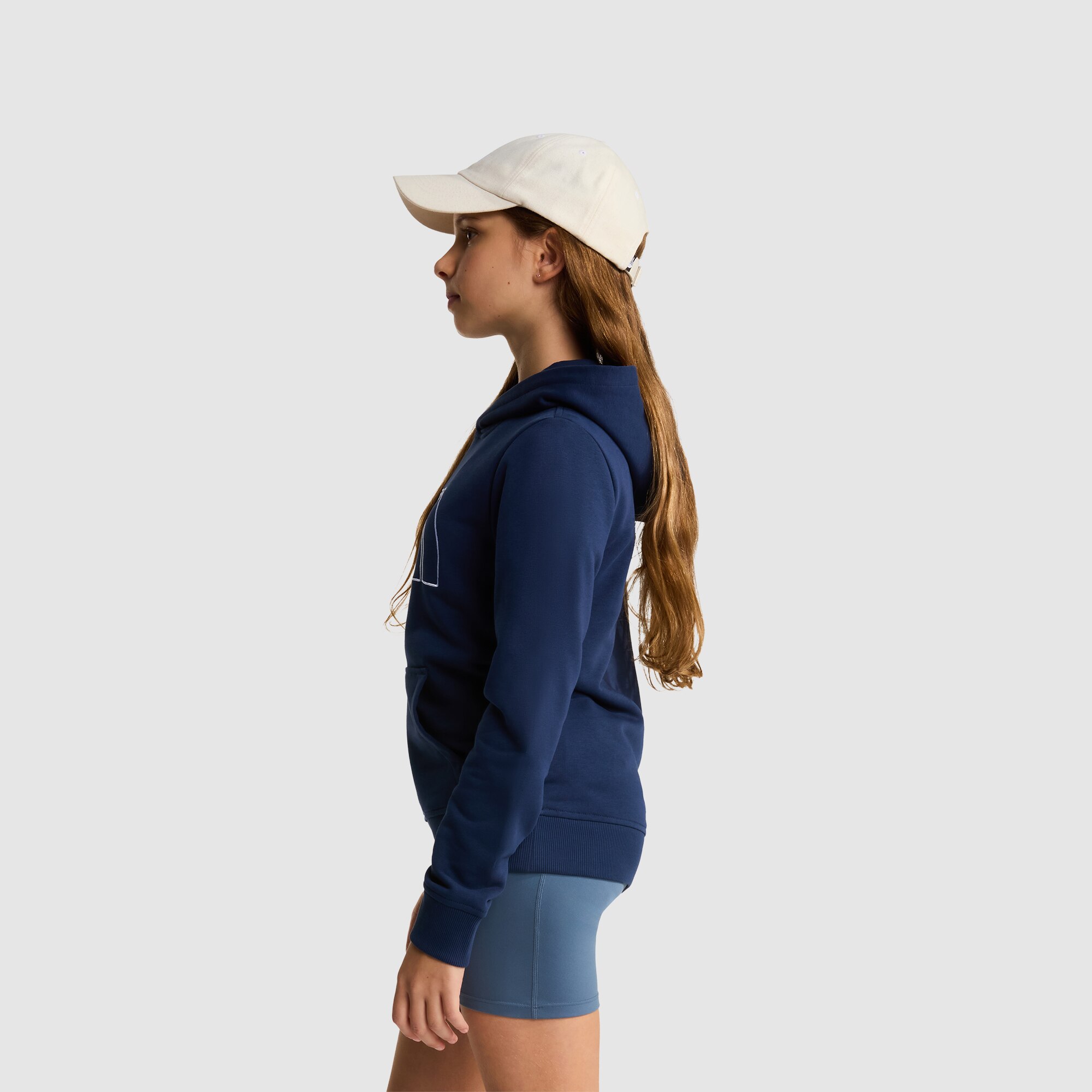 Sudadera recta y ligera con capucha de niños Drew Peak The North Face - Azul Azul-4