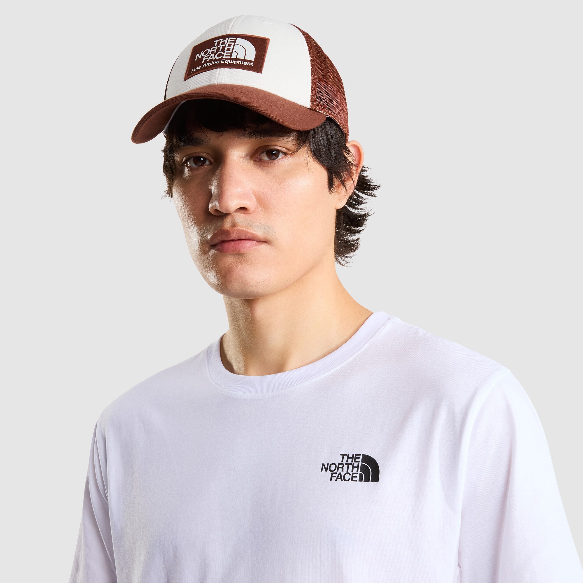 Gorra de camionero unisex Mudder The North Face - Marrón Marrón-3