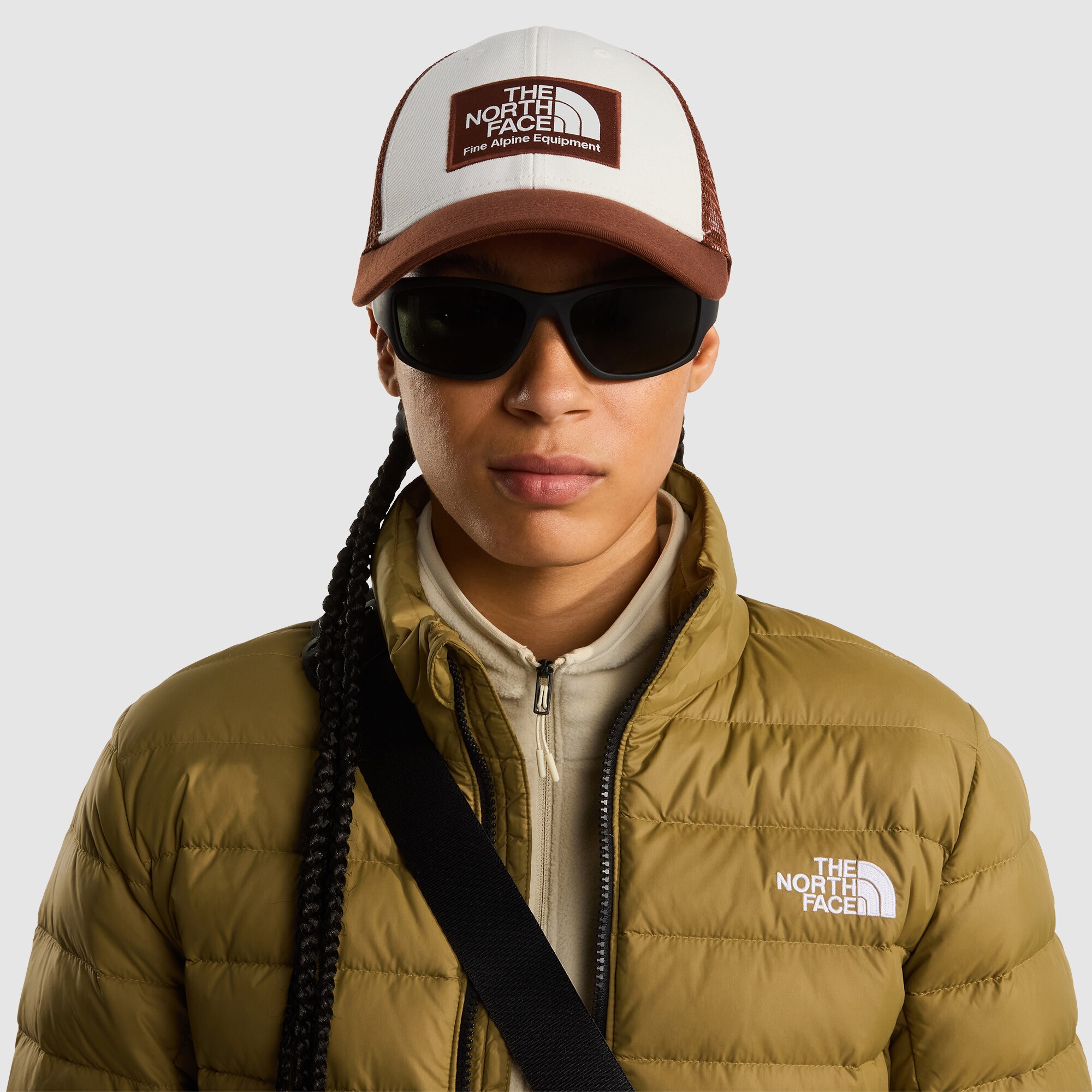 Gorra de camionero unisex Mudder The North Face - Marrón Marrón-5