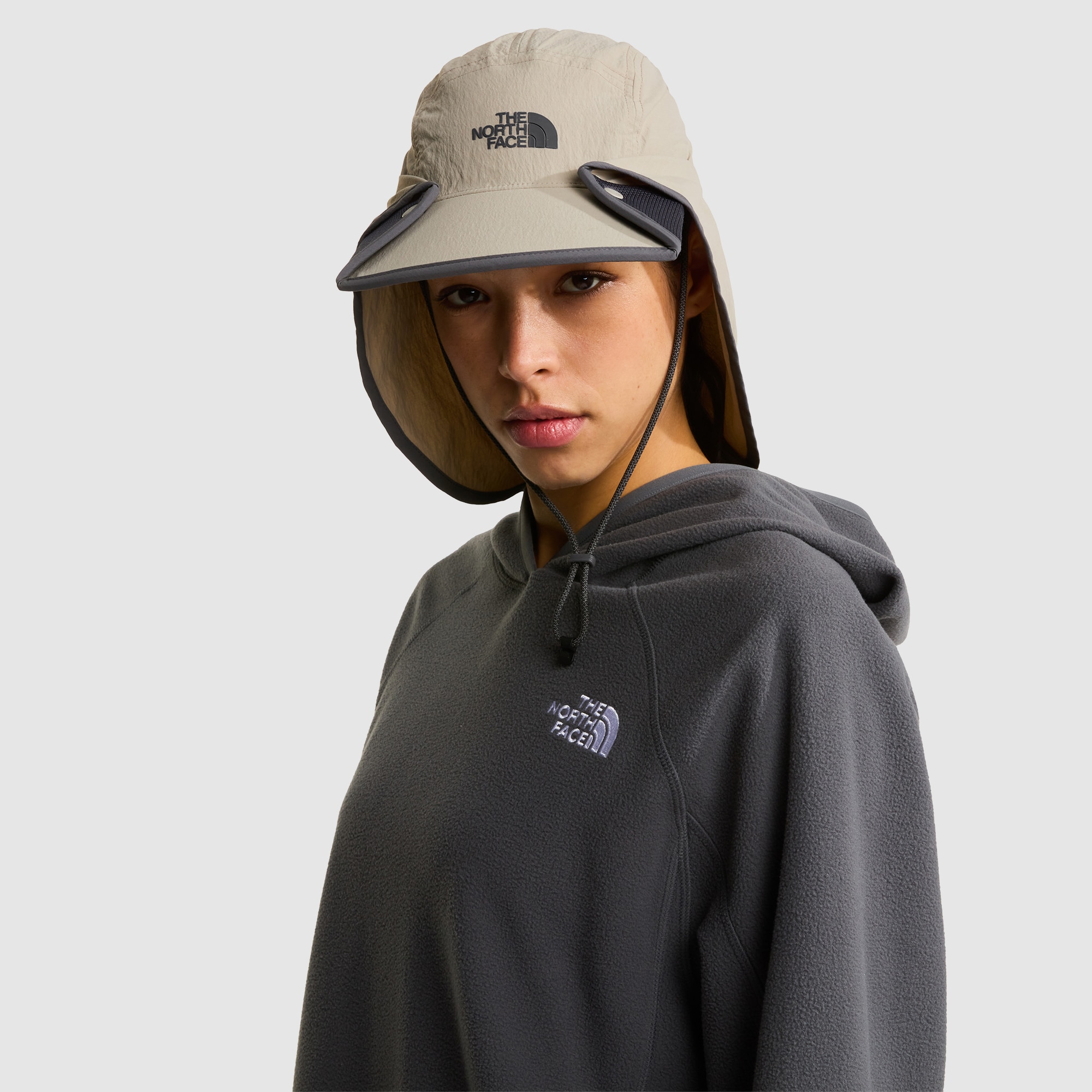 Imagen 6 de Gorra con solapa protectora convertible Unisex Class V The North Face - Gris Gris