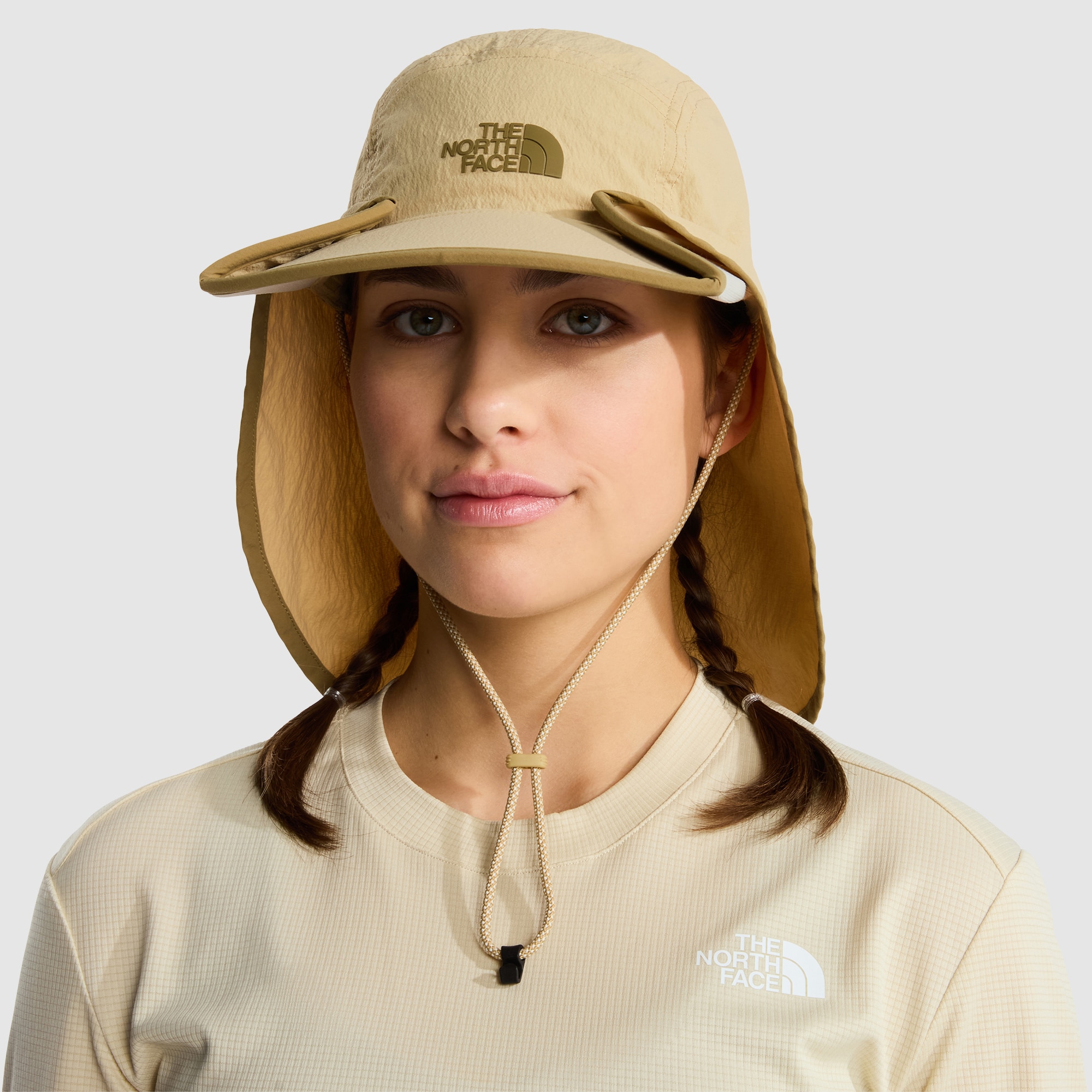 Imagen 8 de Gorra con solapa protectora convertible Unisex Class V The North Face - Marrón Marrón