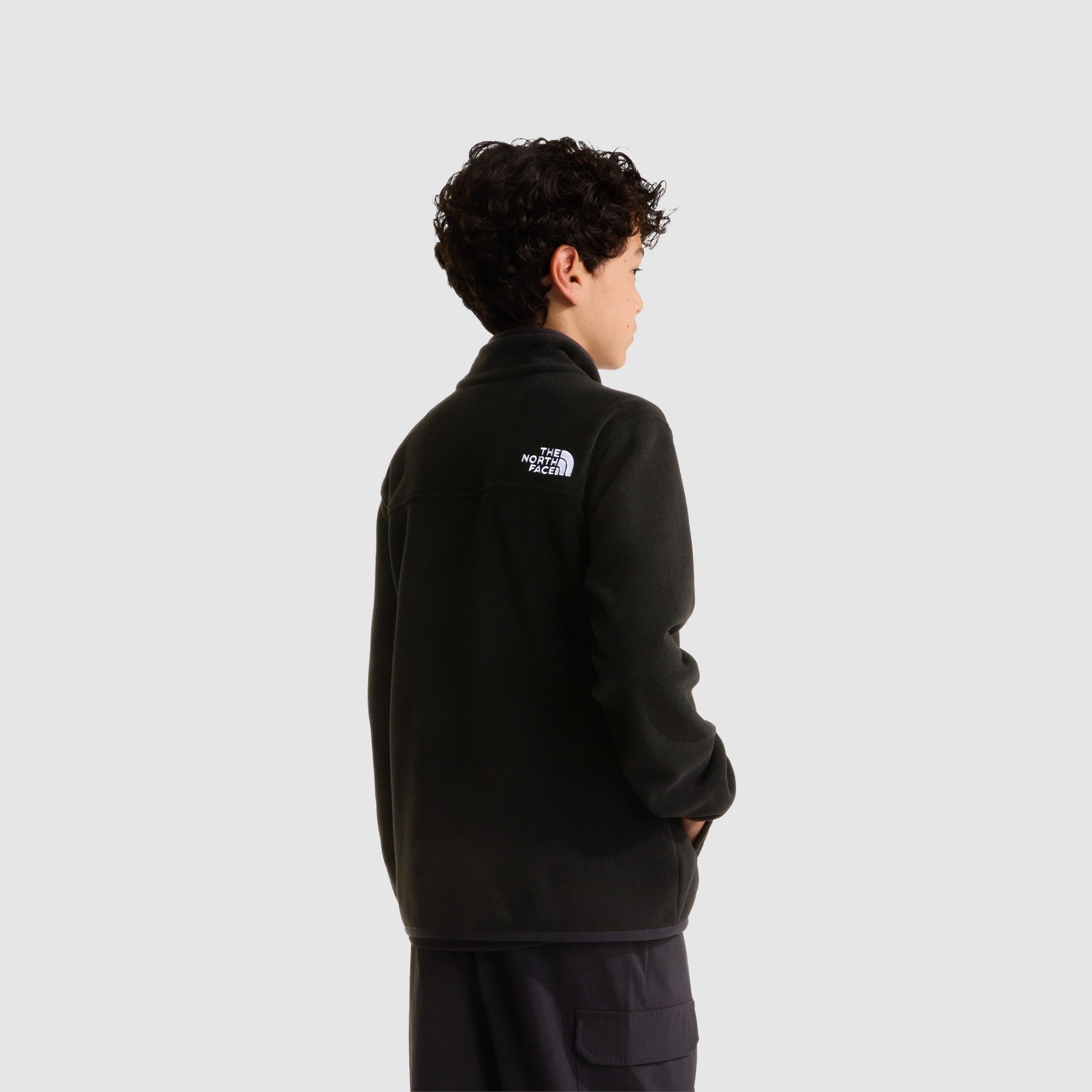 Chaqueta polar compatible con cremallera para niño Glacier The North Face - Negro Negro-4