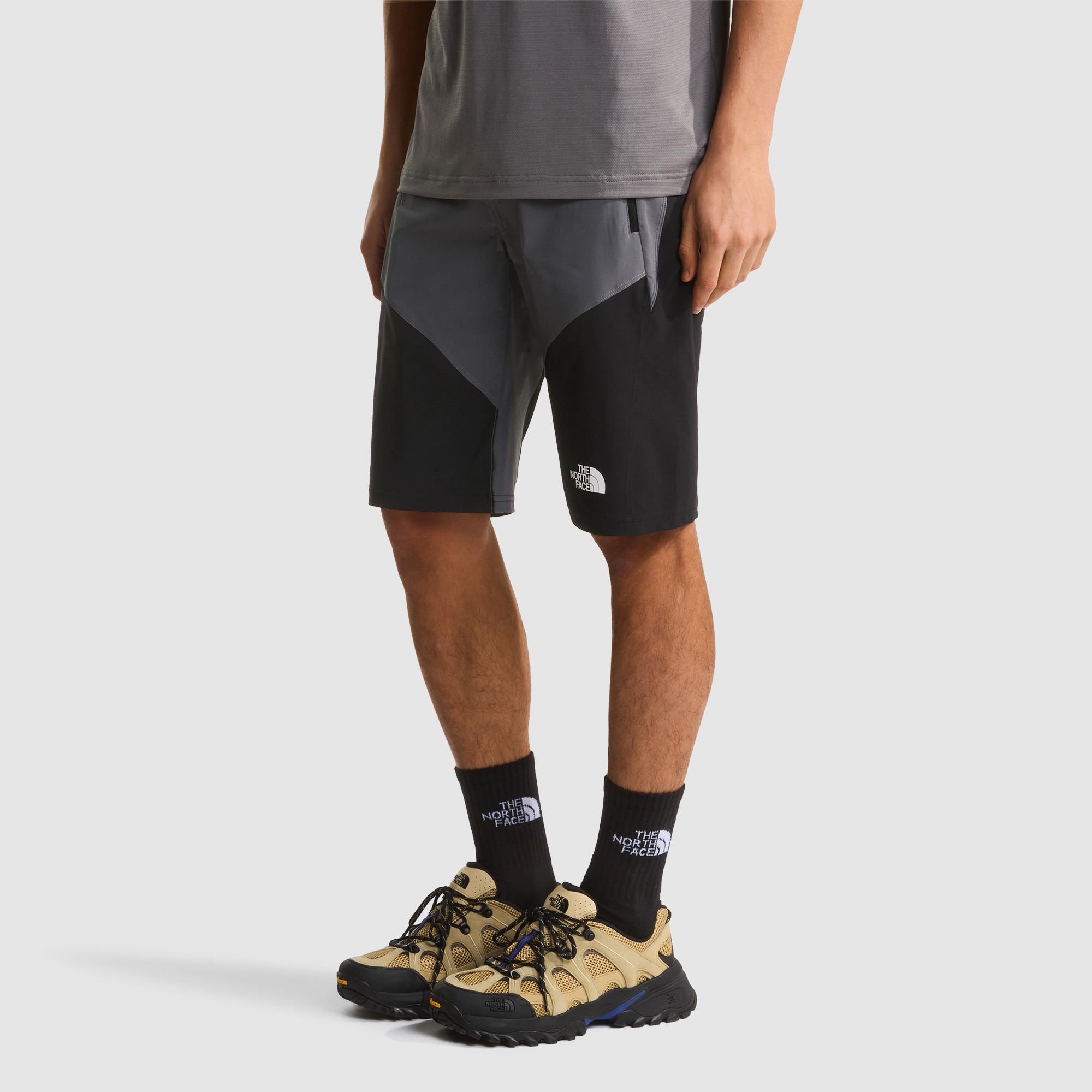 Imagen 1 de Pantalón corto de corte slim tapered para hombre Felk The North Face - Gris Gris