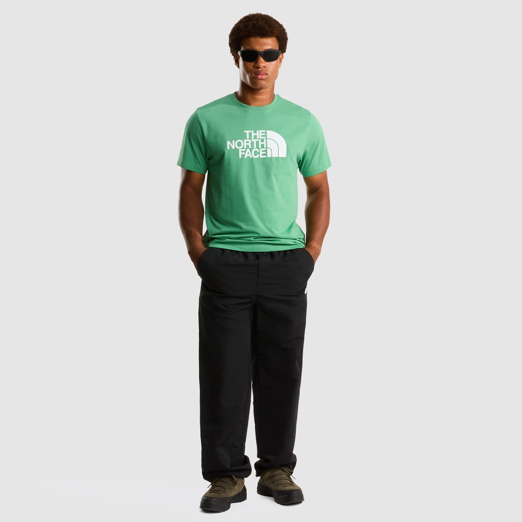 Camiseta recta para hombre Half Dome Evolution The North Face - Verde Agua Verde Agua-4