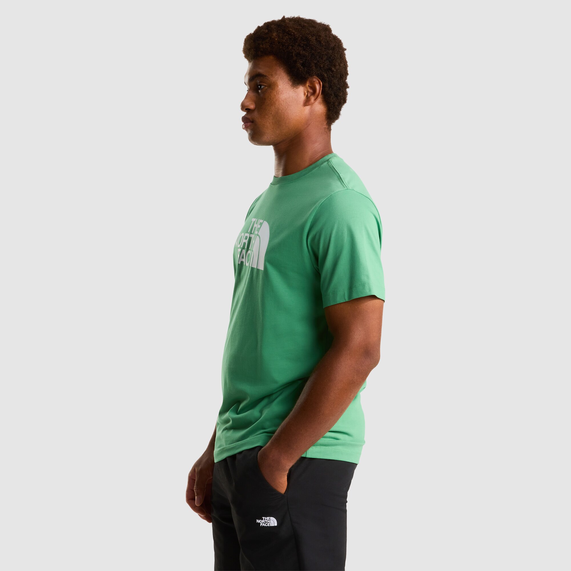 Camiseta recta para hombre Half Dome Evolution The North Face - Verde Agua Verde Agua-6