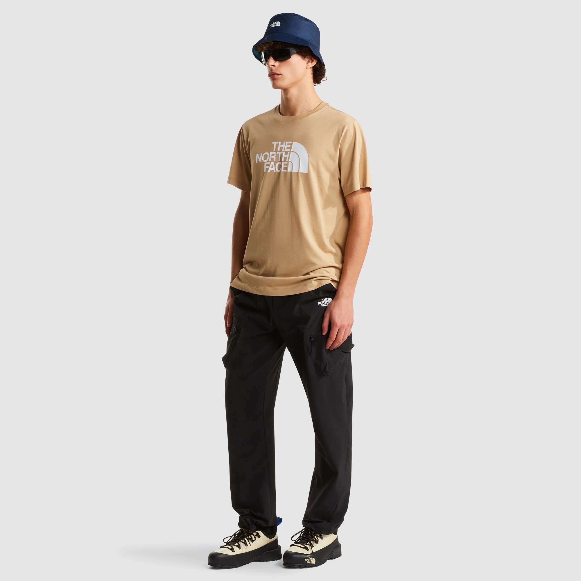 Camiseta recta para hombre Half Dome Evolution The North Face - Beige Beige-2