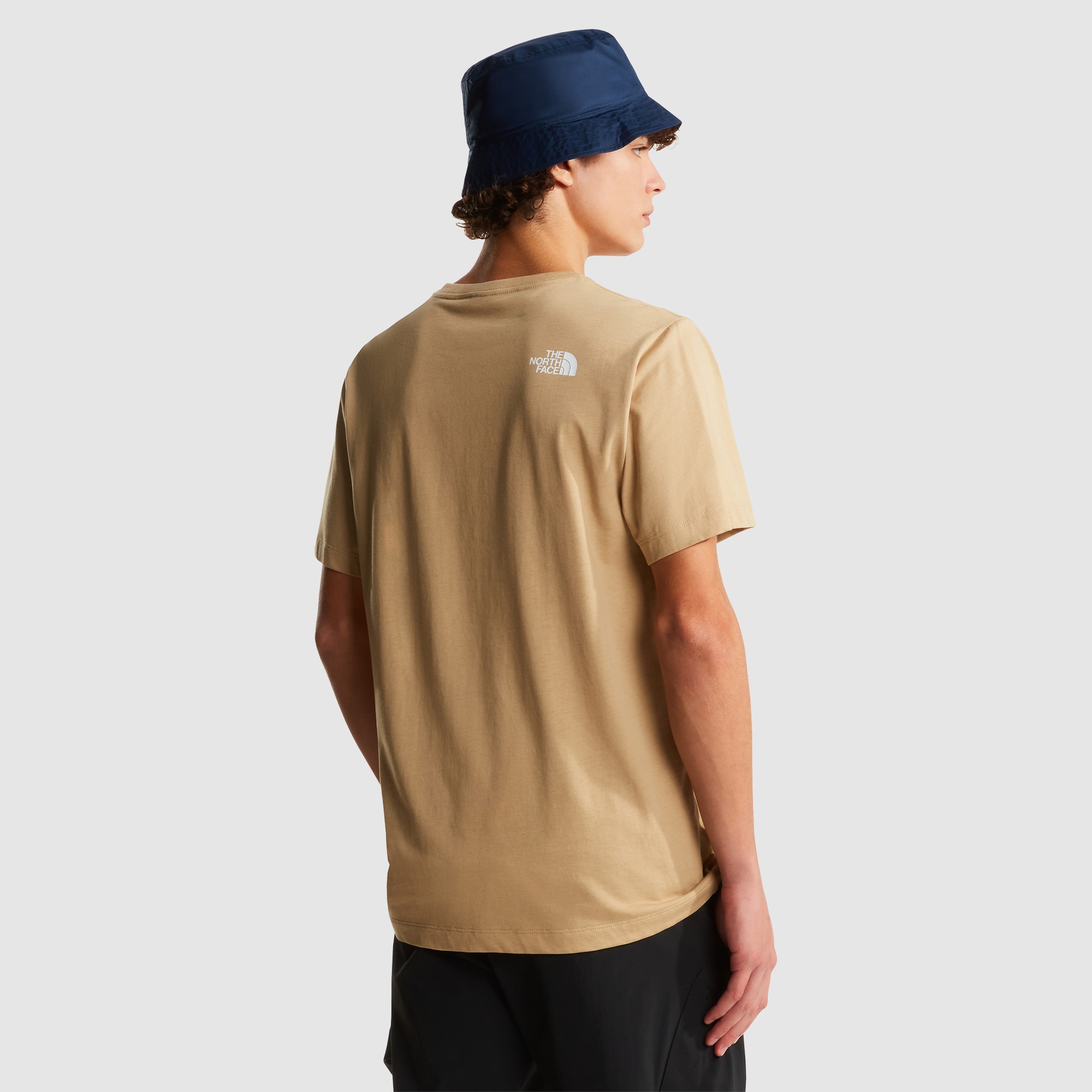 Camiseta recta para hombre Half Dome Evolution The North Face - Beige Beige-3