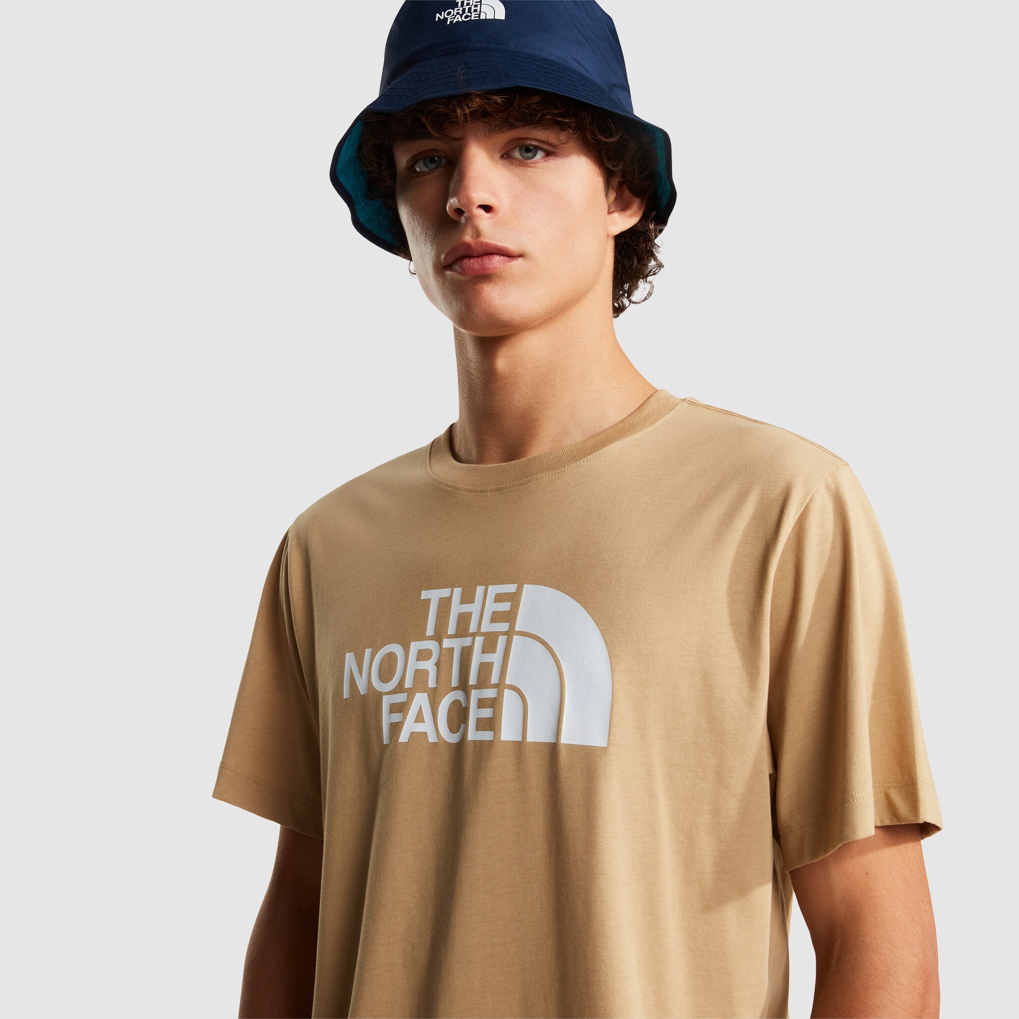 Camiseta recta para hombre Half Dome Evolution The North Face - Beige Beige-5