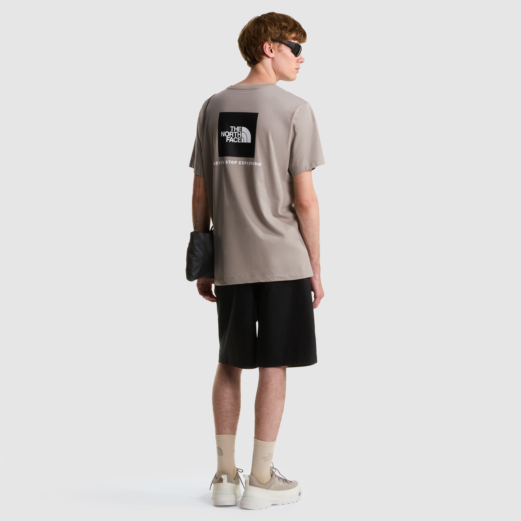 Camiseta recta para hombre NSE Box Evolution The North Face - Gris Gris-2