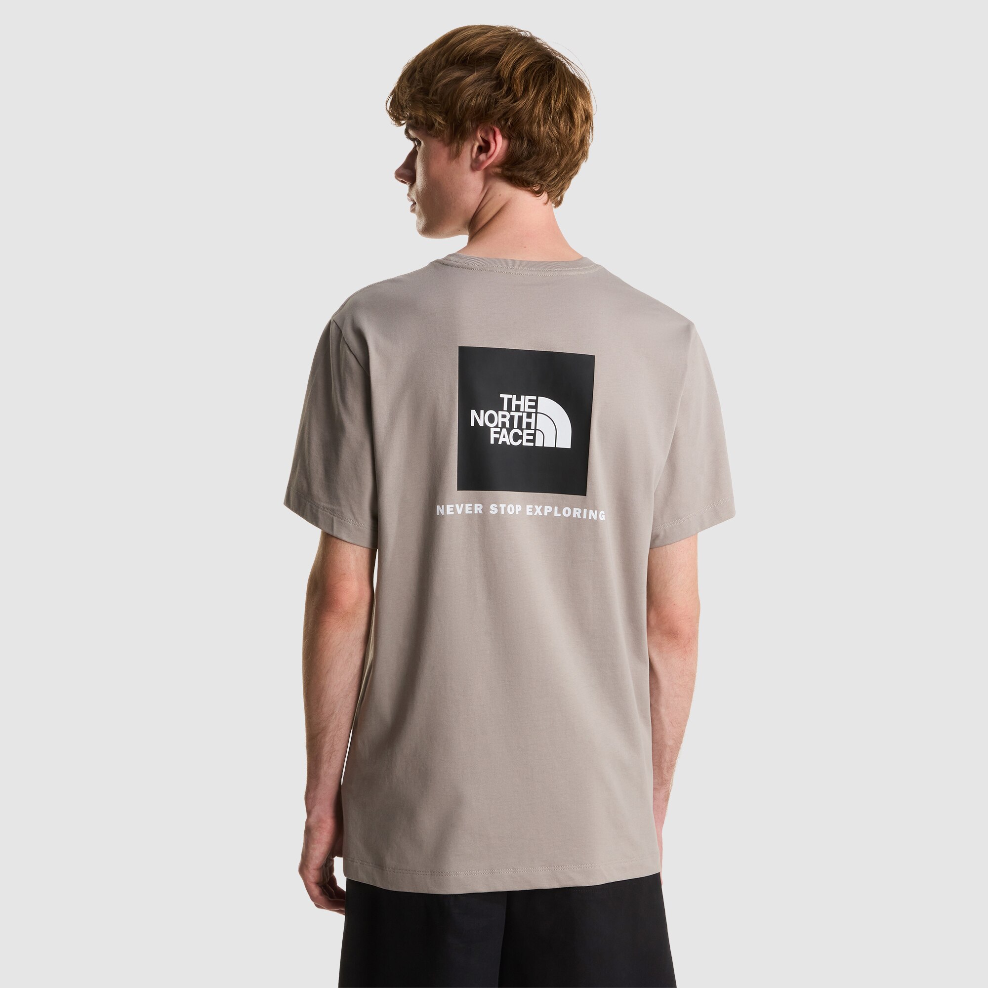 Camiseta recta para hombre NSE Box Evolution The North Face - Gris Gris-3
