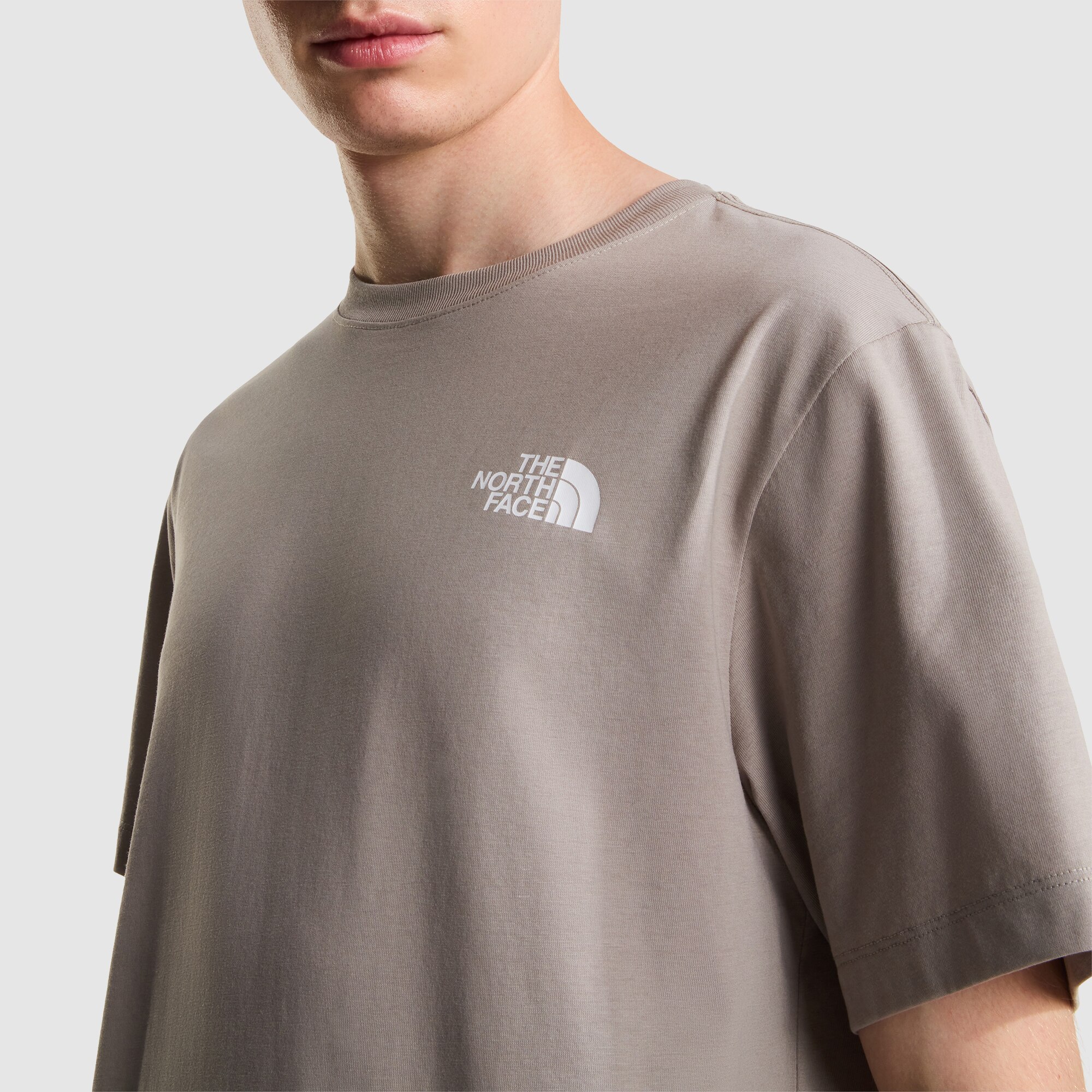Camiseta recta para hombre NSE Box Evolution The North Face - Gris Gris-4