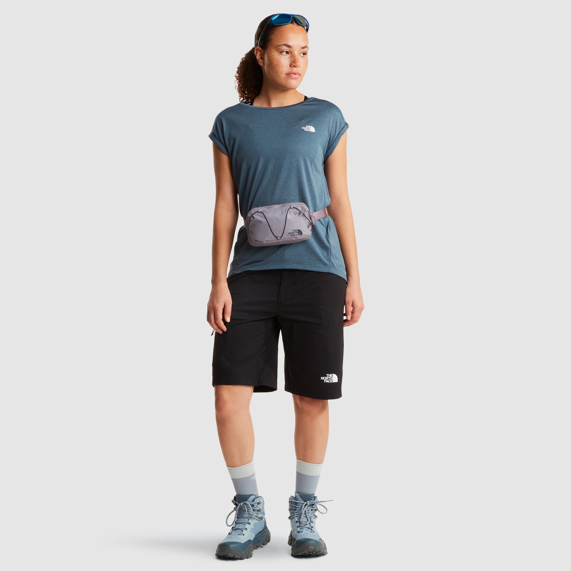 Camiseta de mujer Tanken The North Face - Azul / Gris Azul / Gris-2