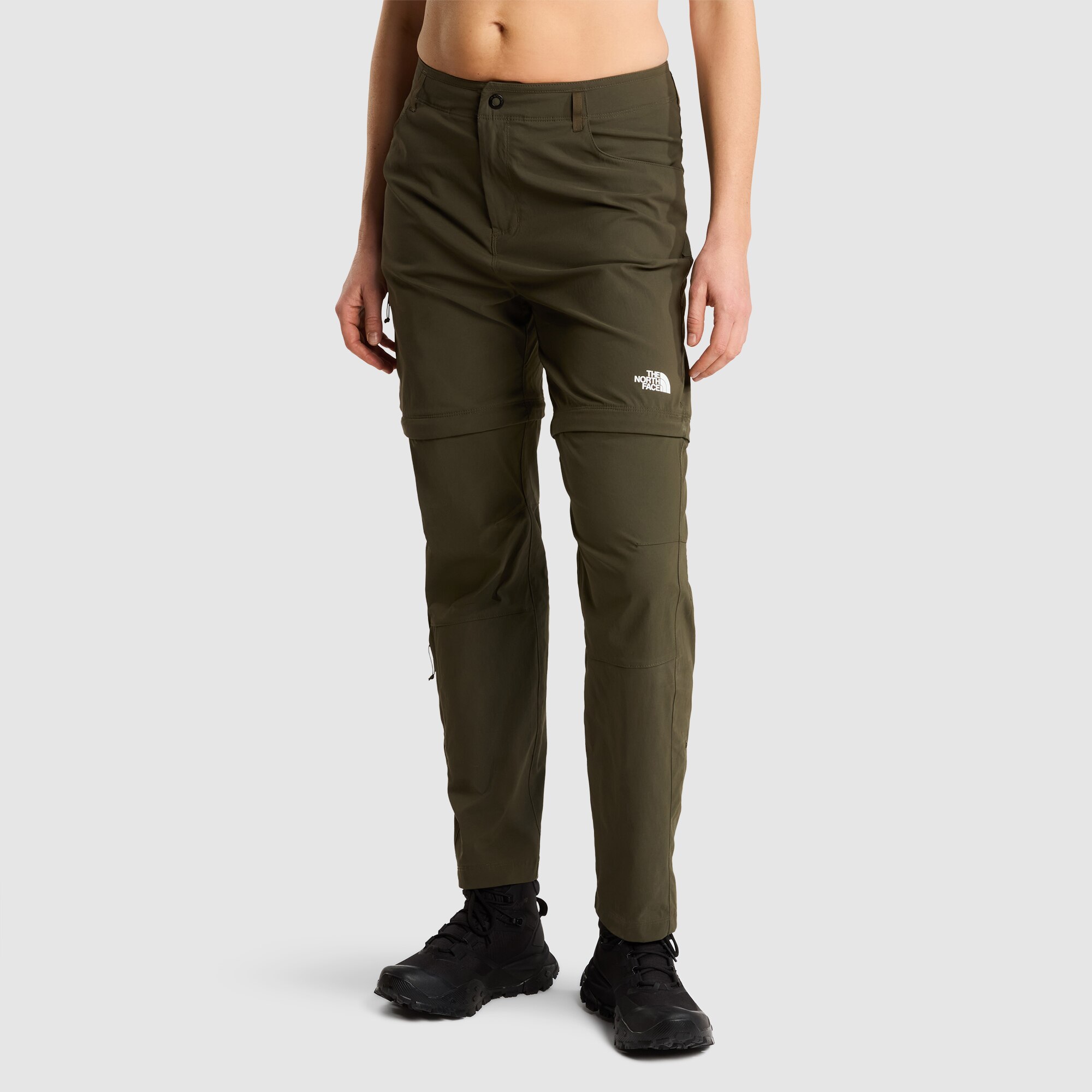 Imagen 0 de Pantalón recto de corte regular convertible para mujer Exploration The North Face Verde