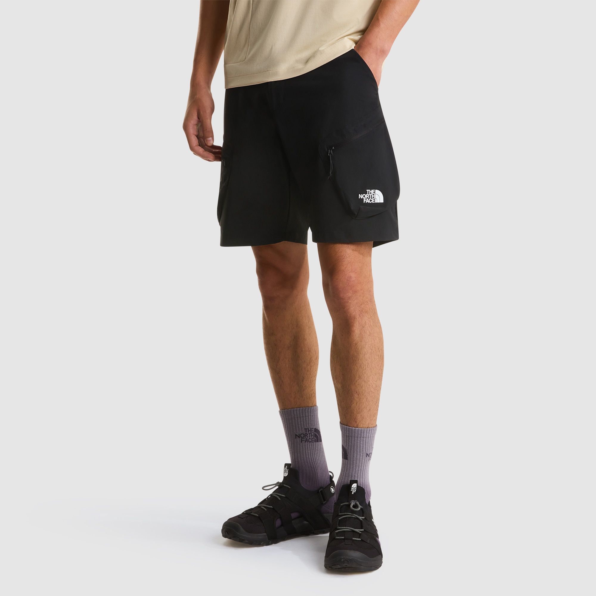 Imagen 0 de Pantalón corto plegable para hombre The North Face Negro