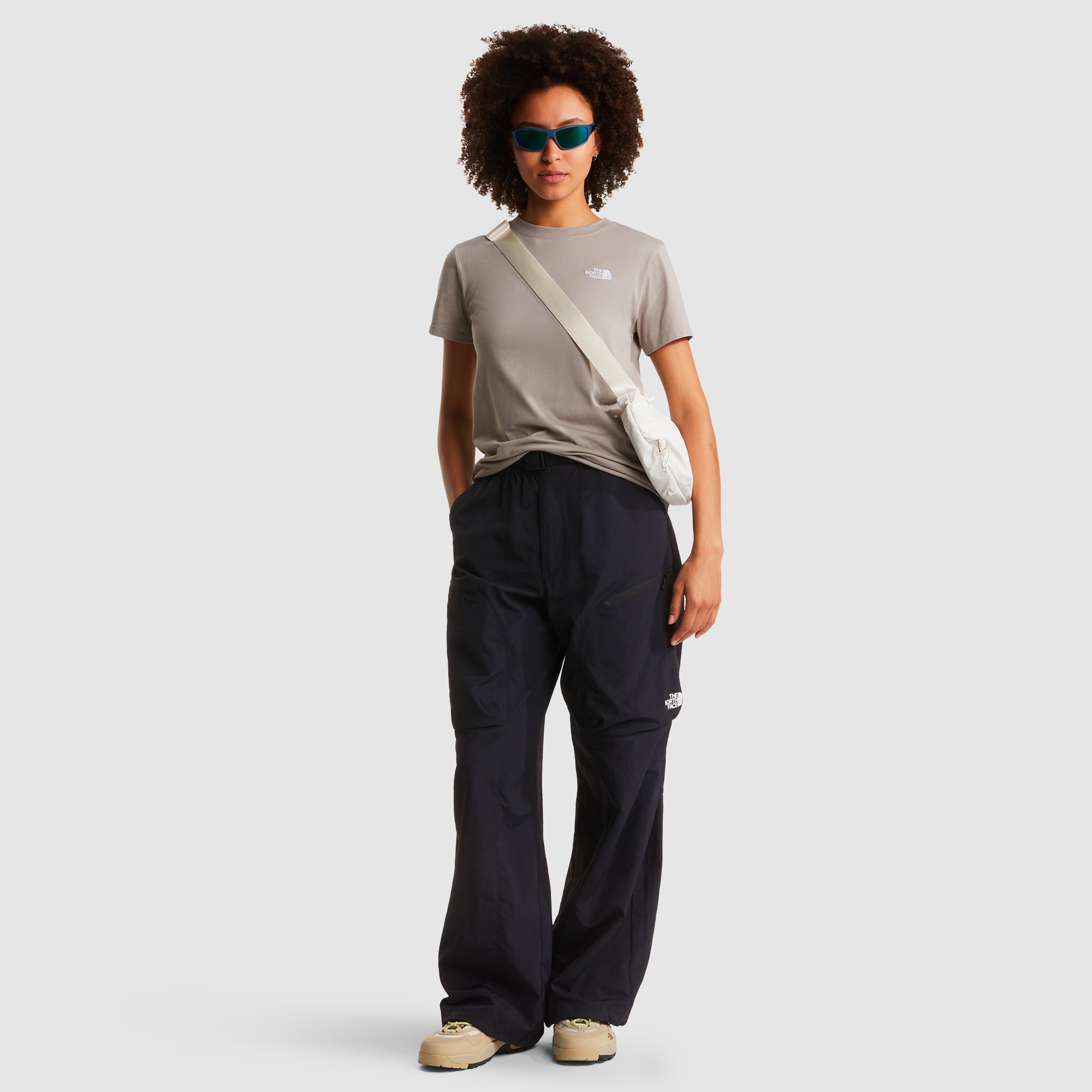 Camiseta entallada para mujer Simple Dome Evolution The North Face - Gris Gris-2