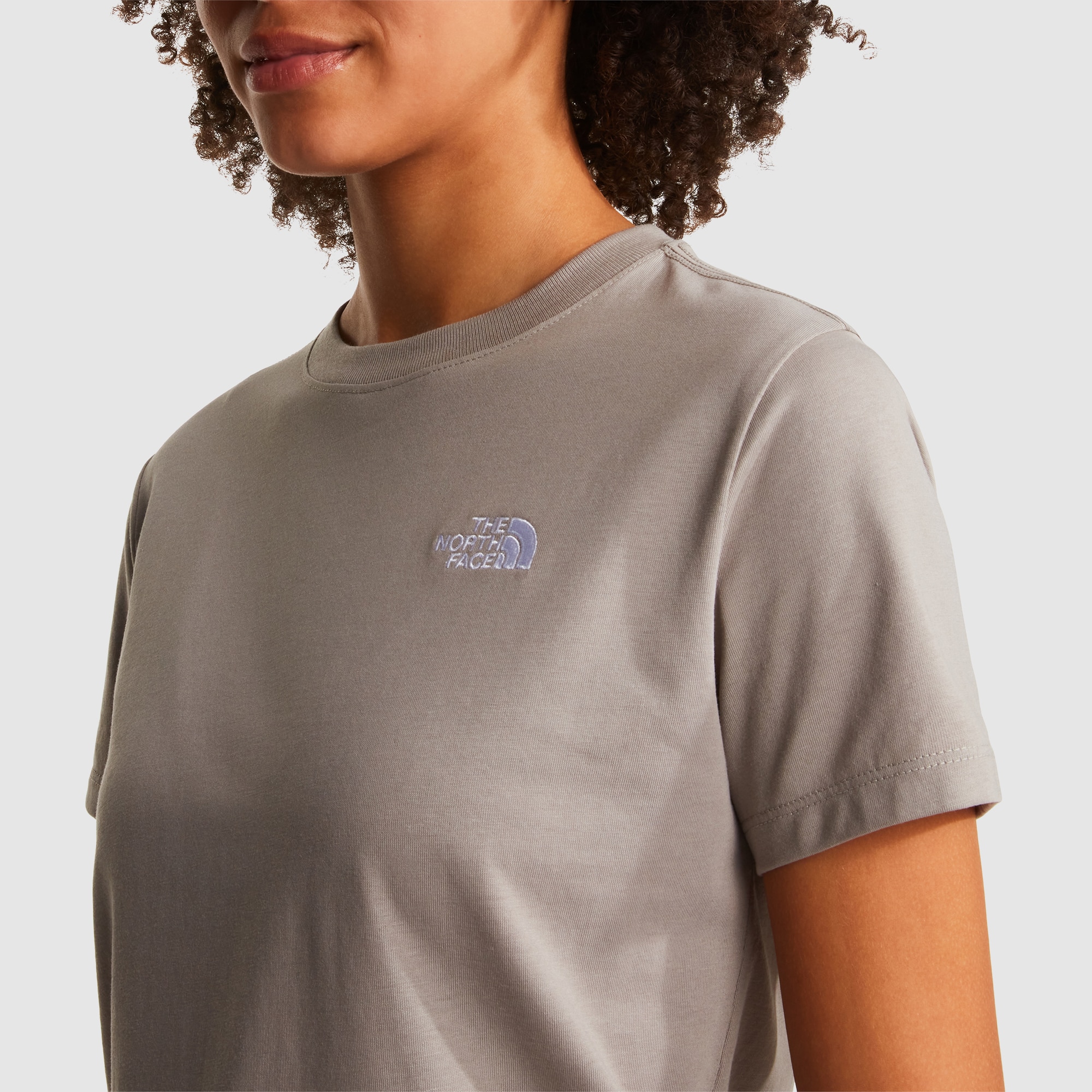 Camiseta entallada para mujer Simple Dome Evolution The North Face - Gris Gris-5