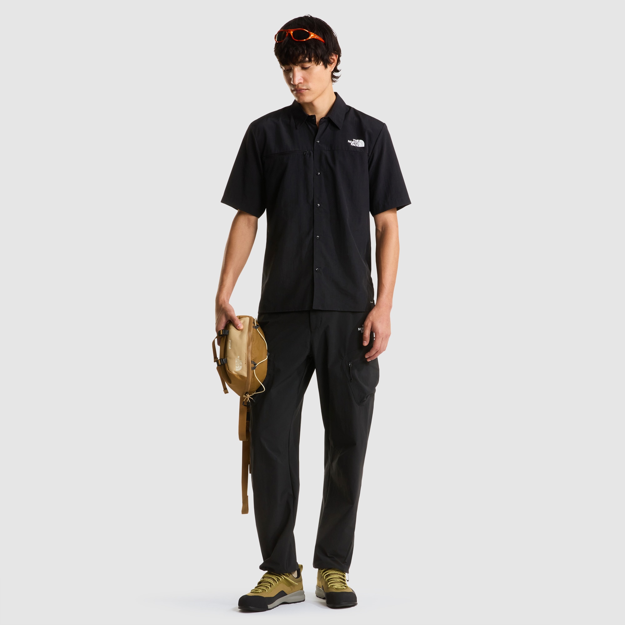 Pantalón holgado plegable para hombre The North Face - Negro Negro-2