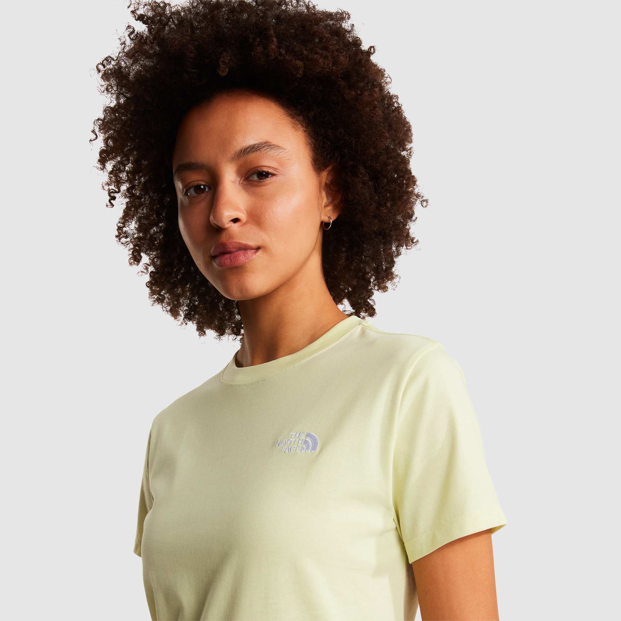 Camiseta entallada para mujer Simple Dome Evolution The North Face - Amarillo Amarillo-5