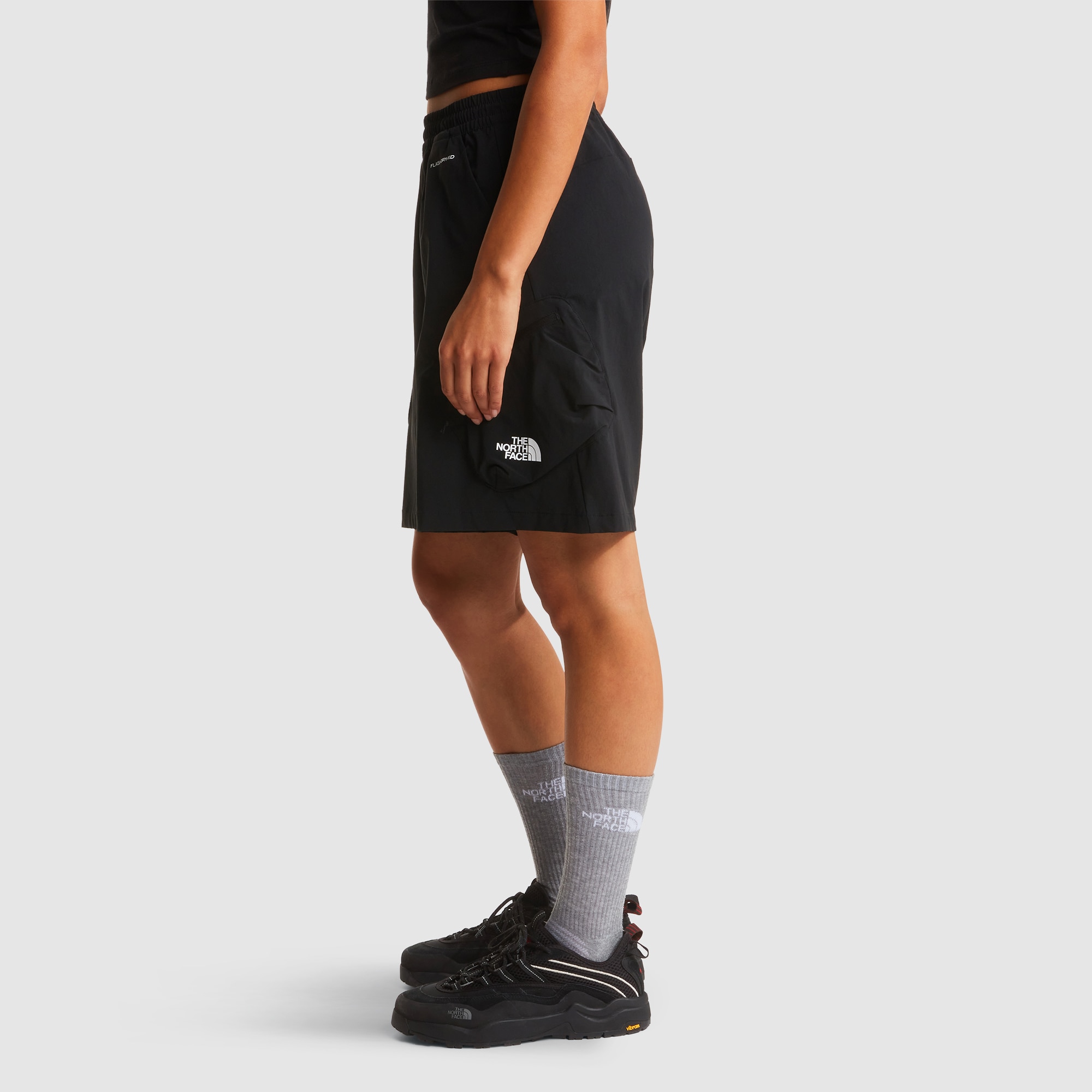 Pantalón corto plegable para mujer The North Face - Negro Negro-3