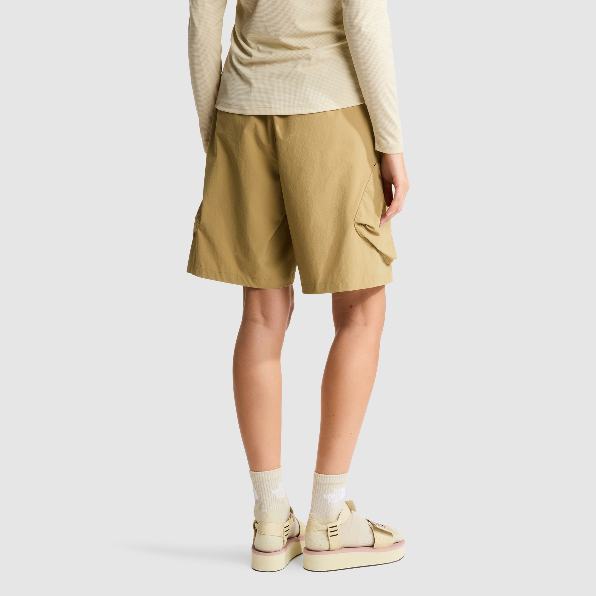 Pantalón corto plegable para mujer The North Face - Beige Beige-3