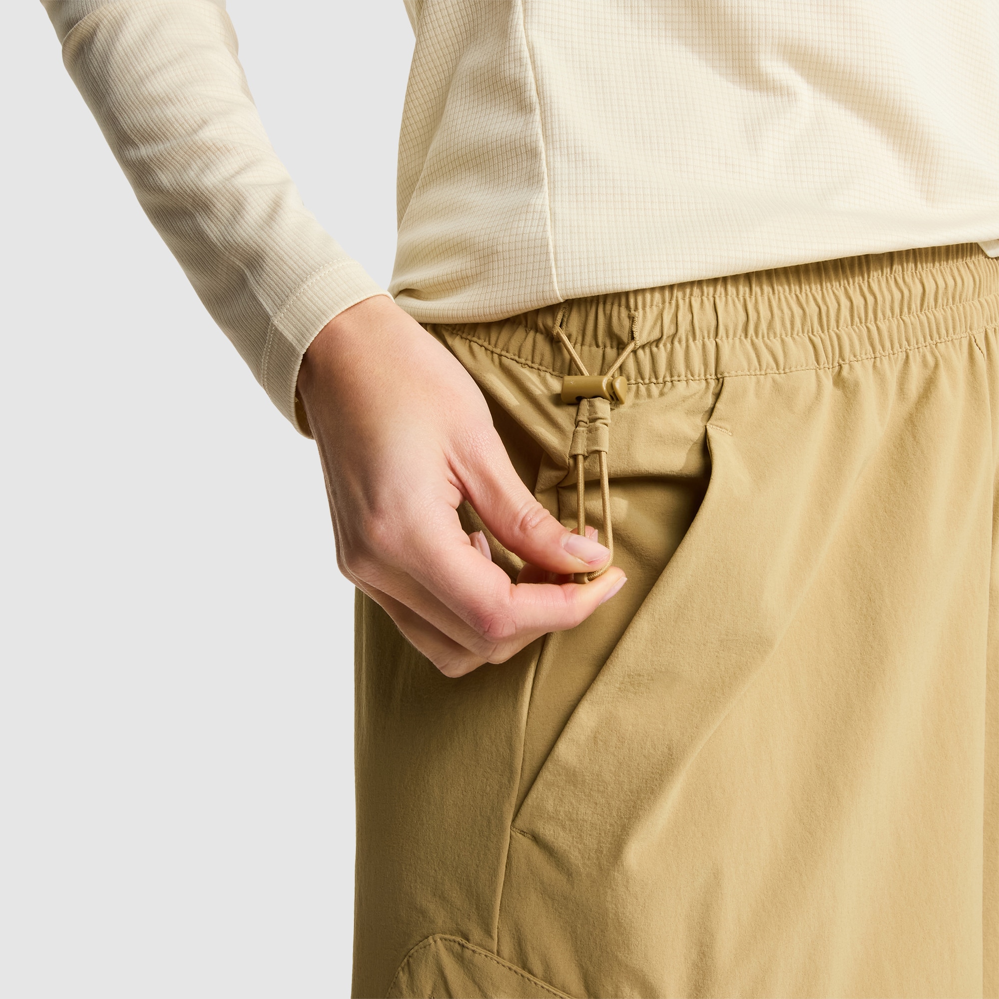 Pantalón corto plegable para mujer The North Face - Beige Beige-6