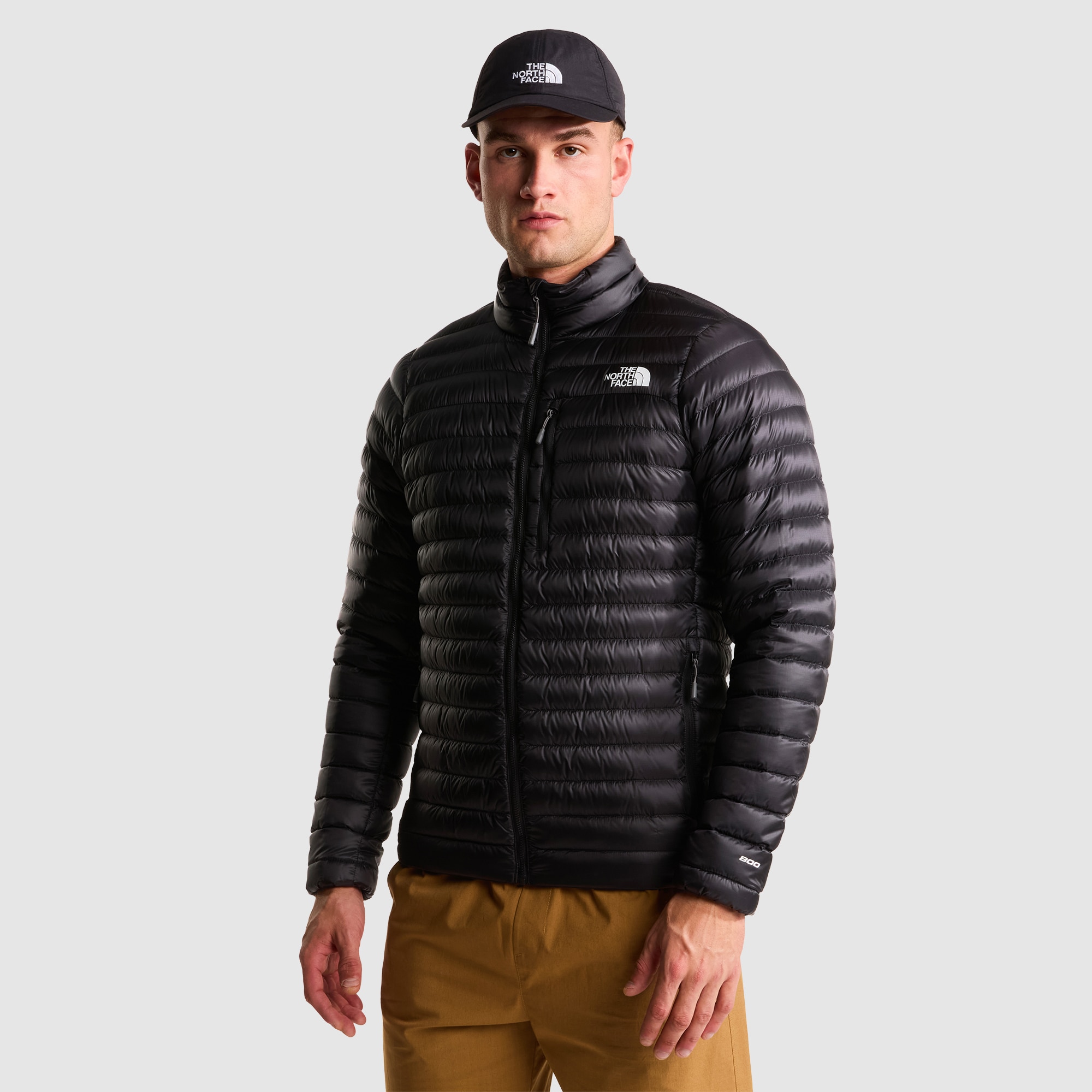 The North Face Chaqueta de plumón ligera para hombre Bettaforca Verde / Azul marino