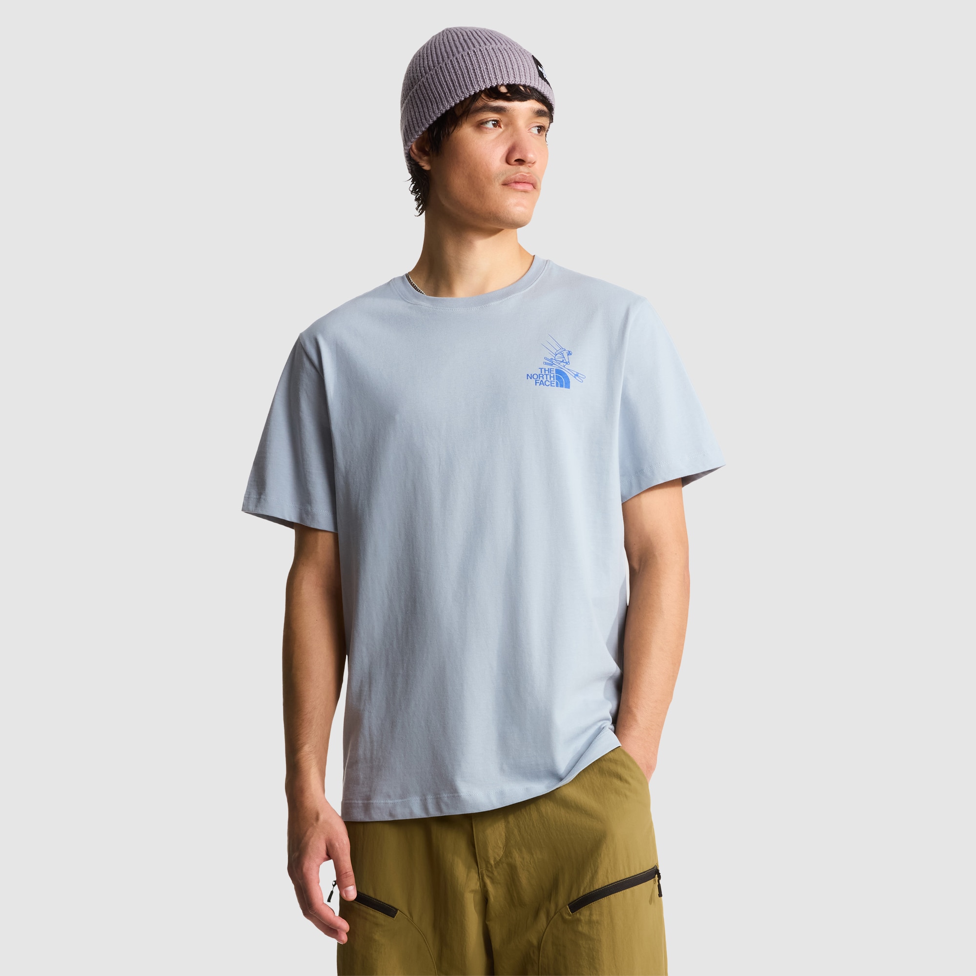 The North Face - Camiseta recta con estampado para hombre Mountain Celebration The North Face.