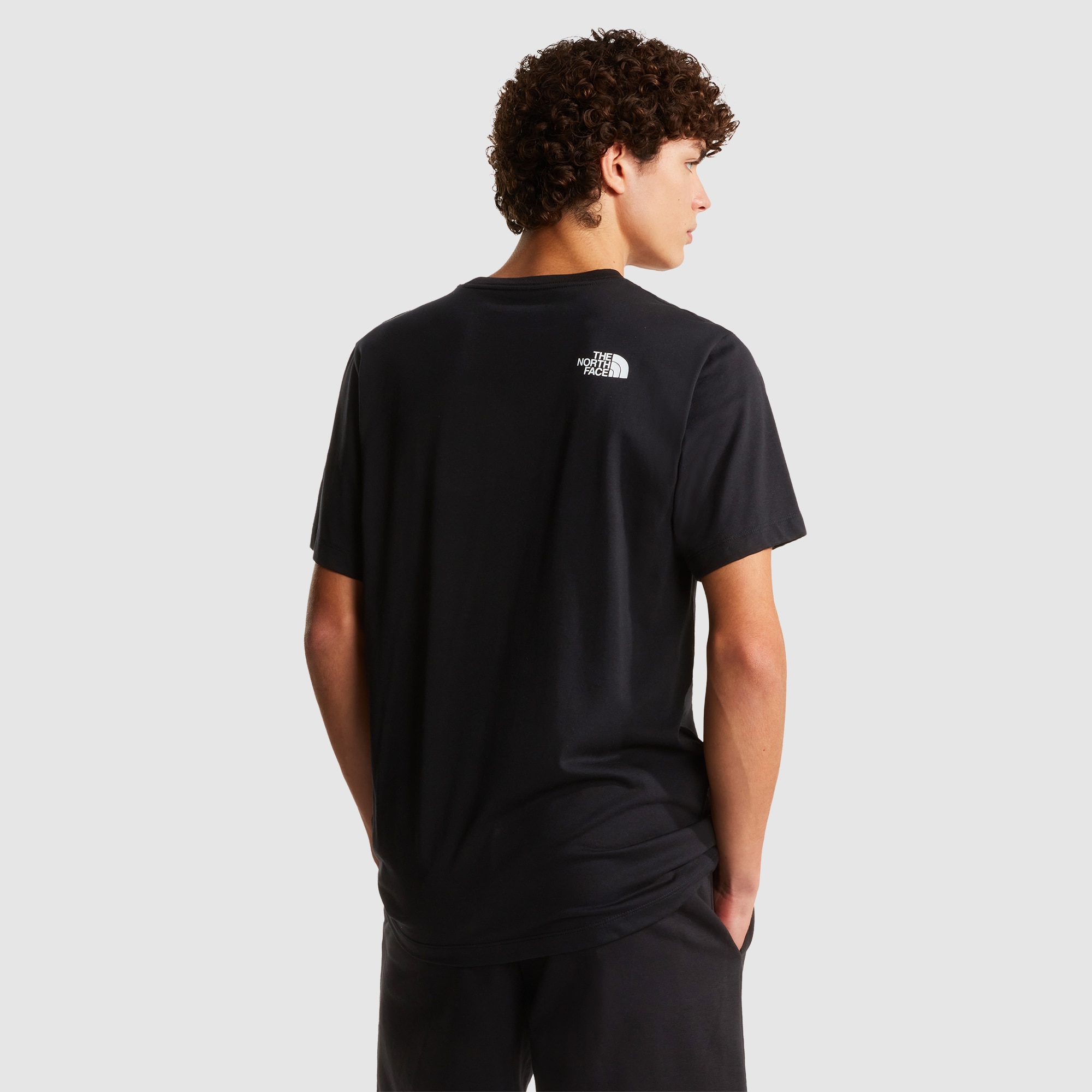 Camiseta recta para hombre Box Half Dome Evolution The North Face - Negro Negro-3