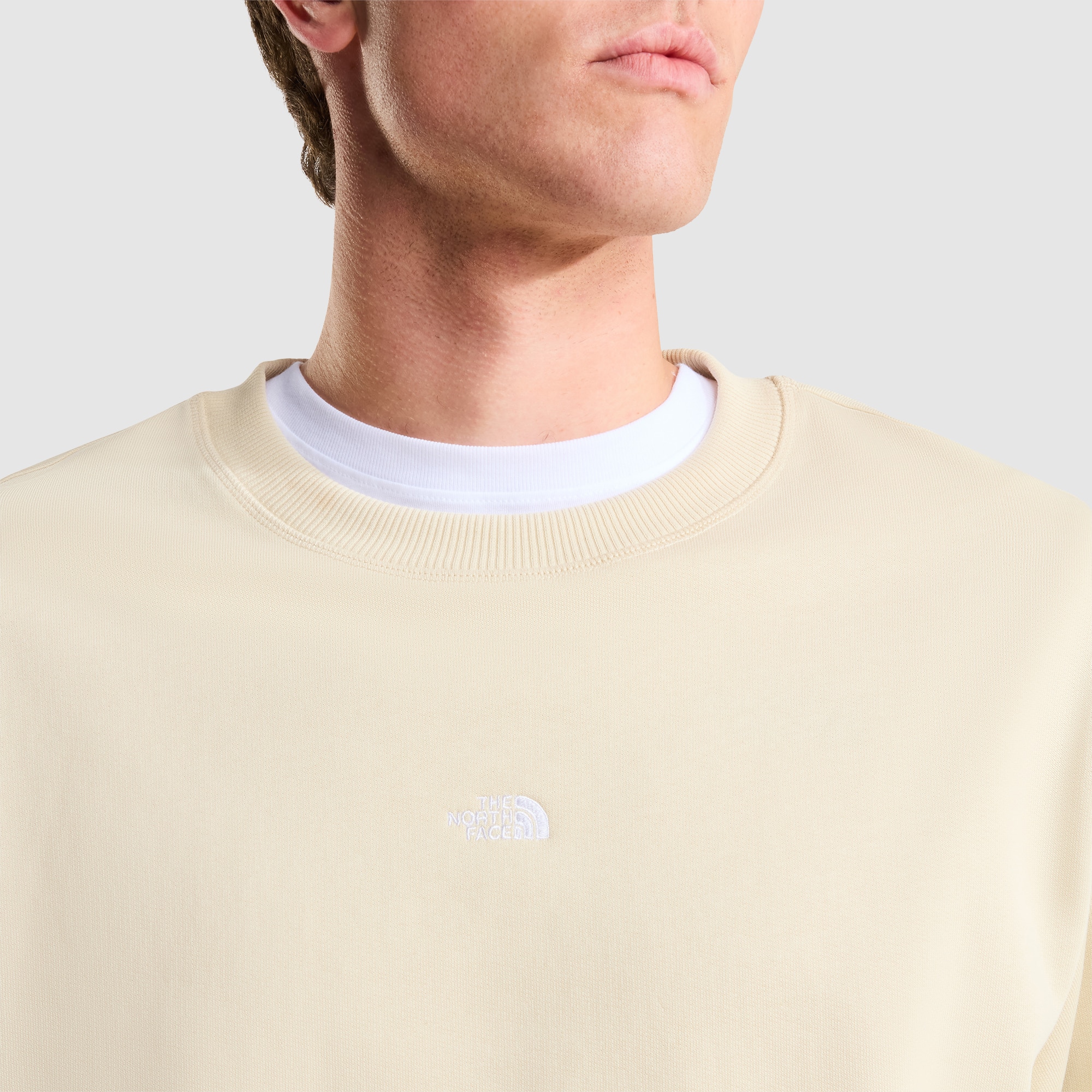 Sudadera holgada y ligera unisex Essential Light The North Face - Beige Beige-5
