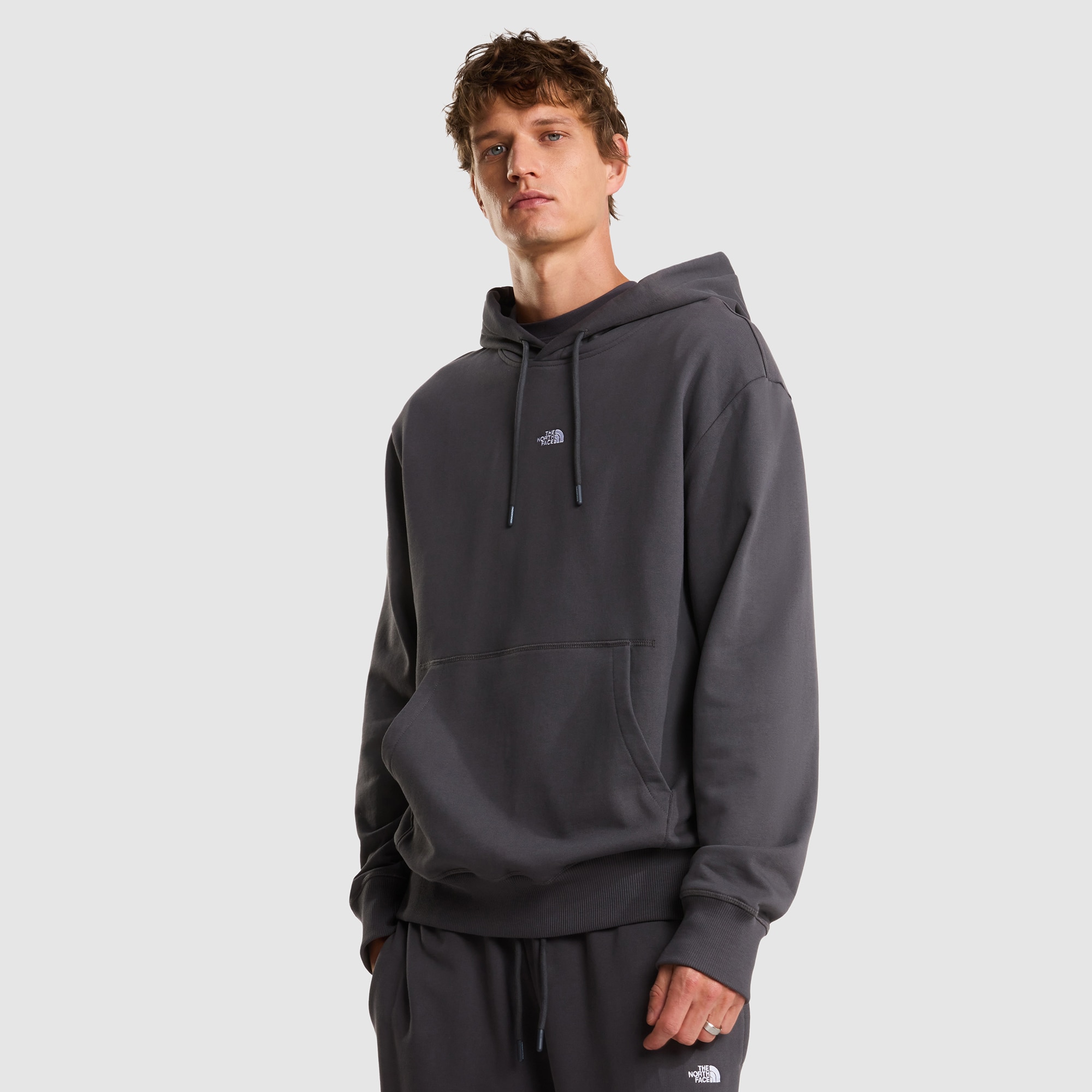 Imagen 0 de Sudadera ligera y holgada con capucha unisex Essential The North Face Gris