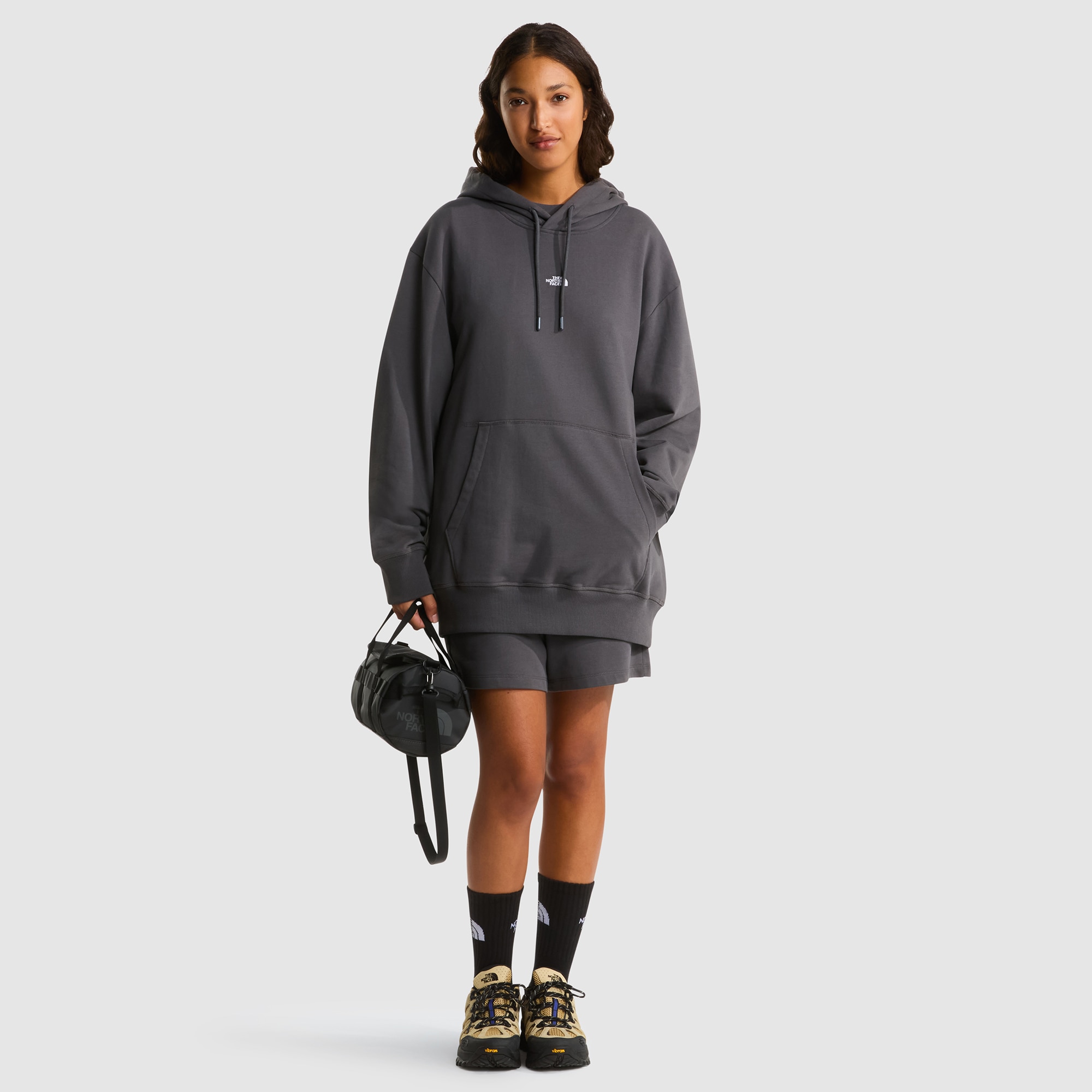 Sudadera ligera y holgada con capucha unisex Essential The North Face - Gris Gris-9