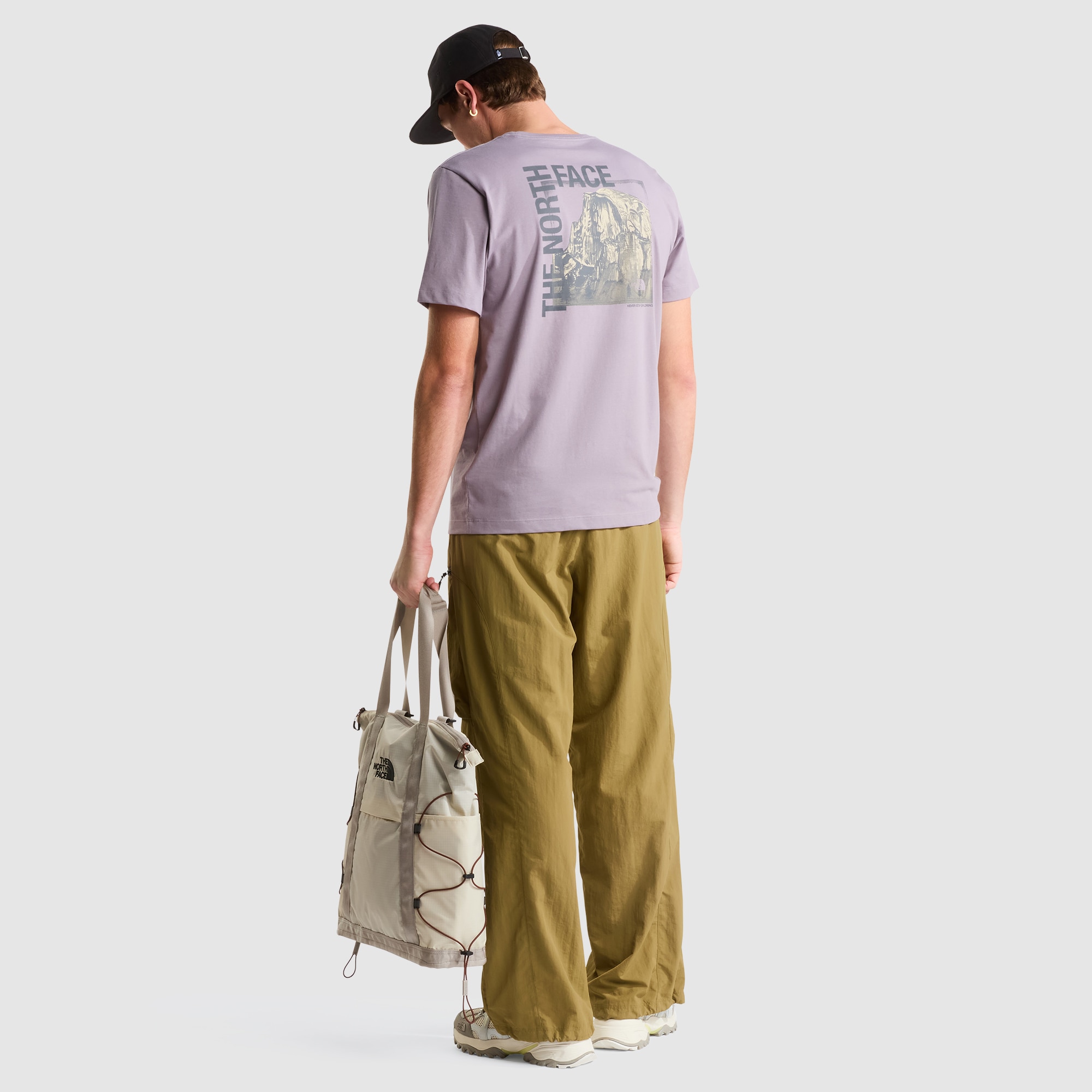 Imagen 2 de Camiseta gráfica recta para hombre Half Dome Photo The North Face - Gris Gris