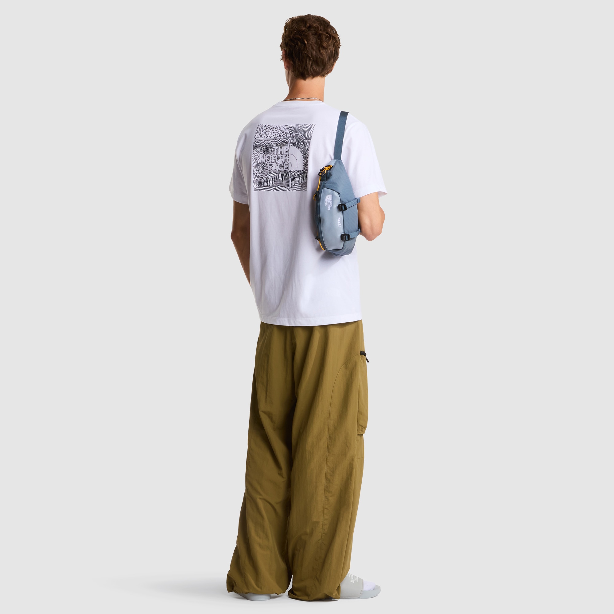 Camiseta recta para hombre NSE Box The North Face - Blanco Blanco-2