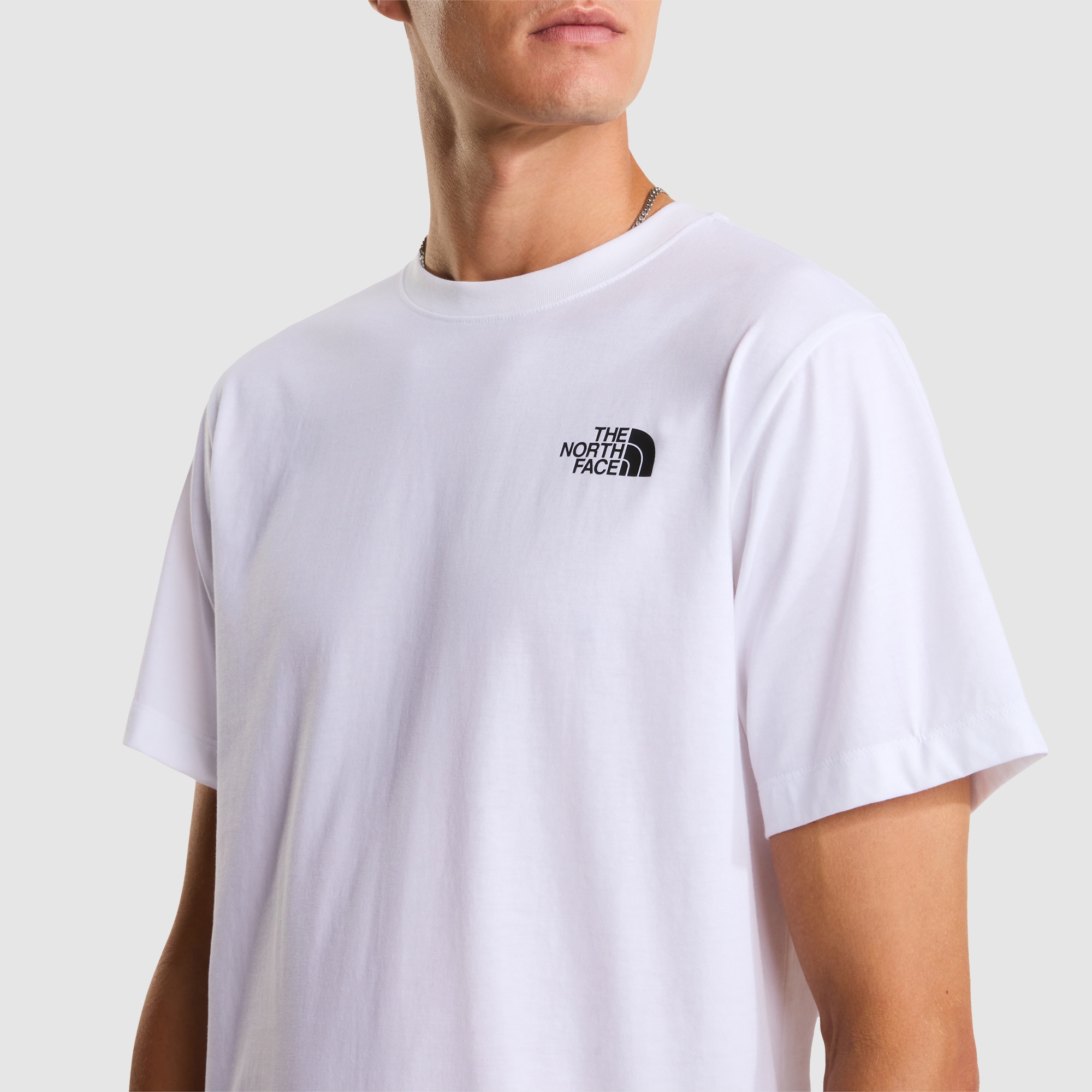 Camiseta recta para hombre NSE Box The North Face - Blanco Blanco-5