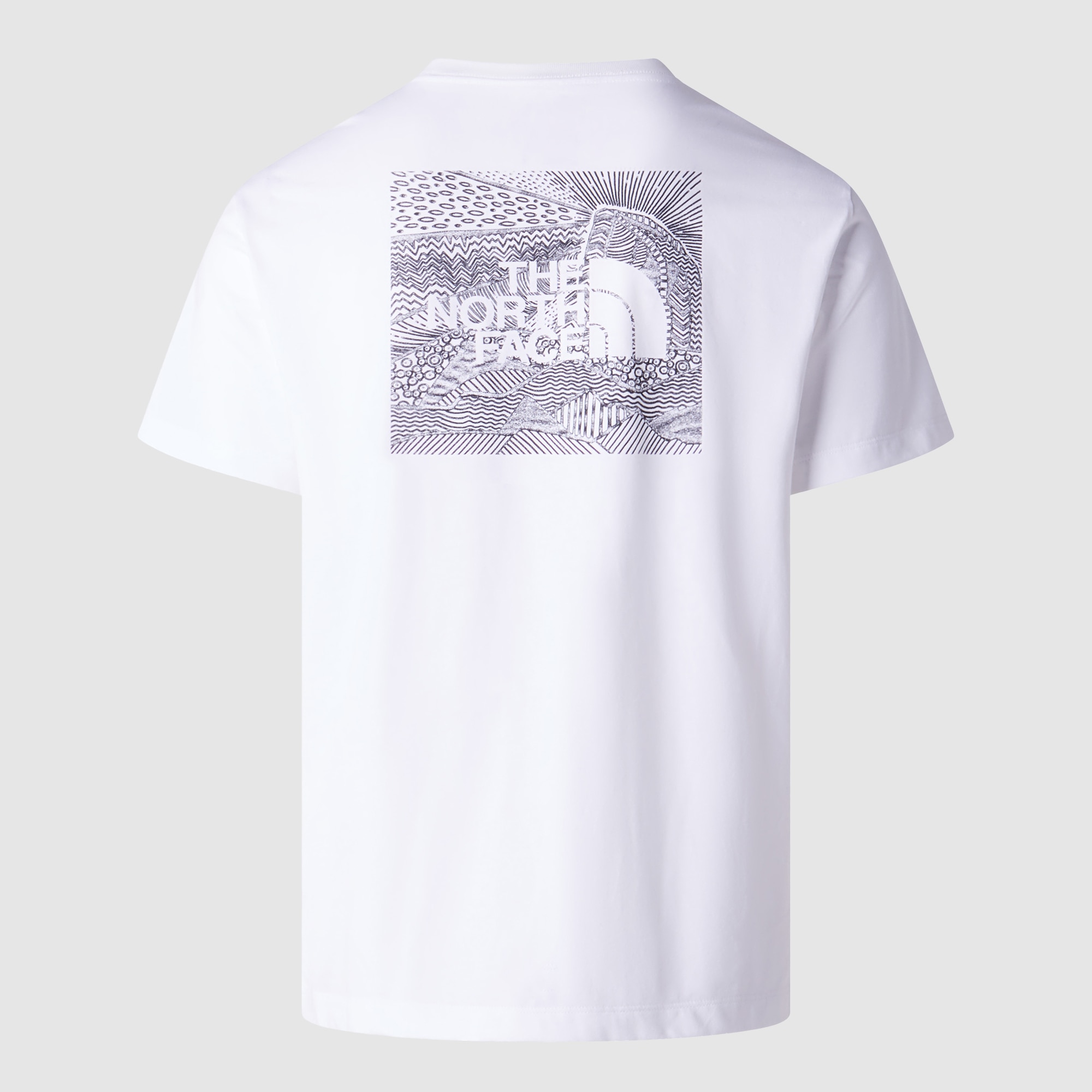 Camiseta recta para hombre NSE Box The North Face - Blanco Blanco-8