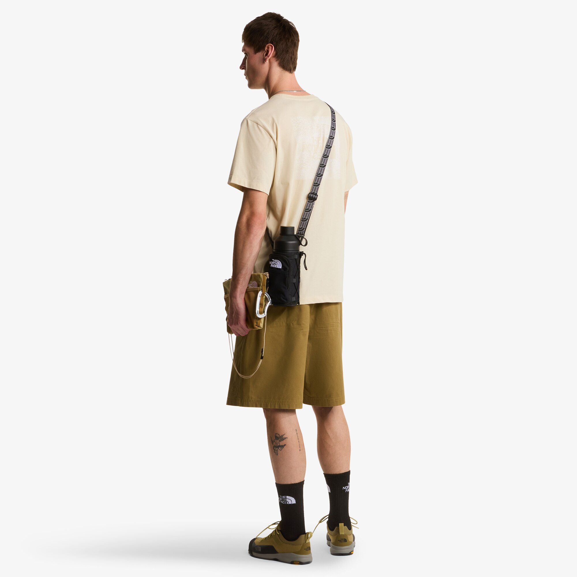 Camiseta recta para hombre NSE Box The North Face - Beige Beige-2