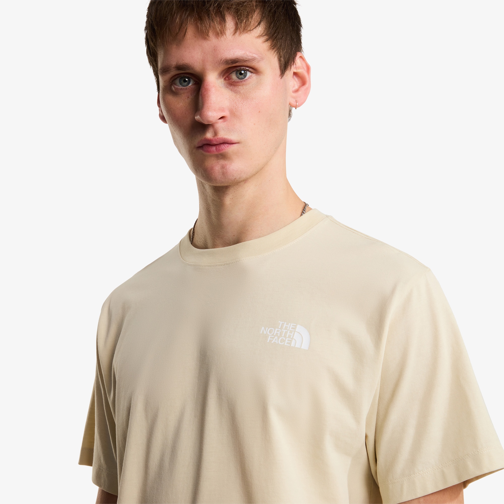 Camiseta recta para hombre NSE Box The North Face - Beige Beige-5