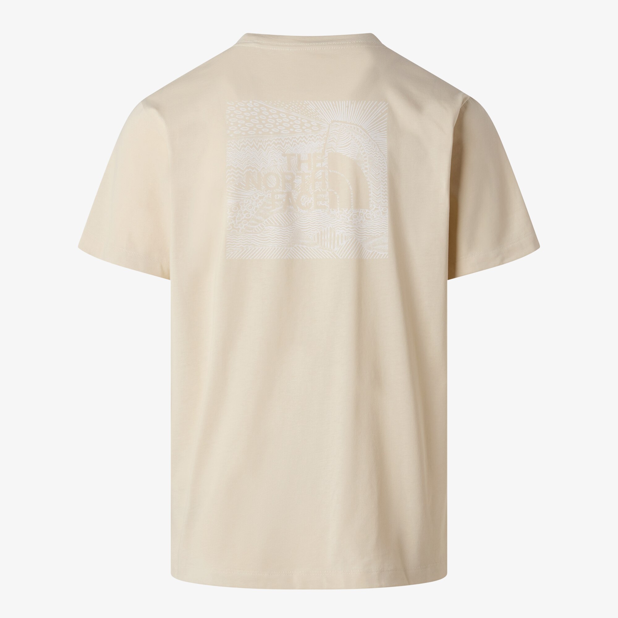 Camiseta recta para hombre NSE Box The North Face - Beige Beige-8